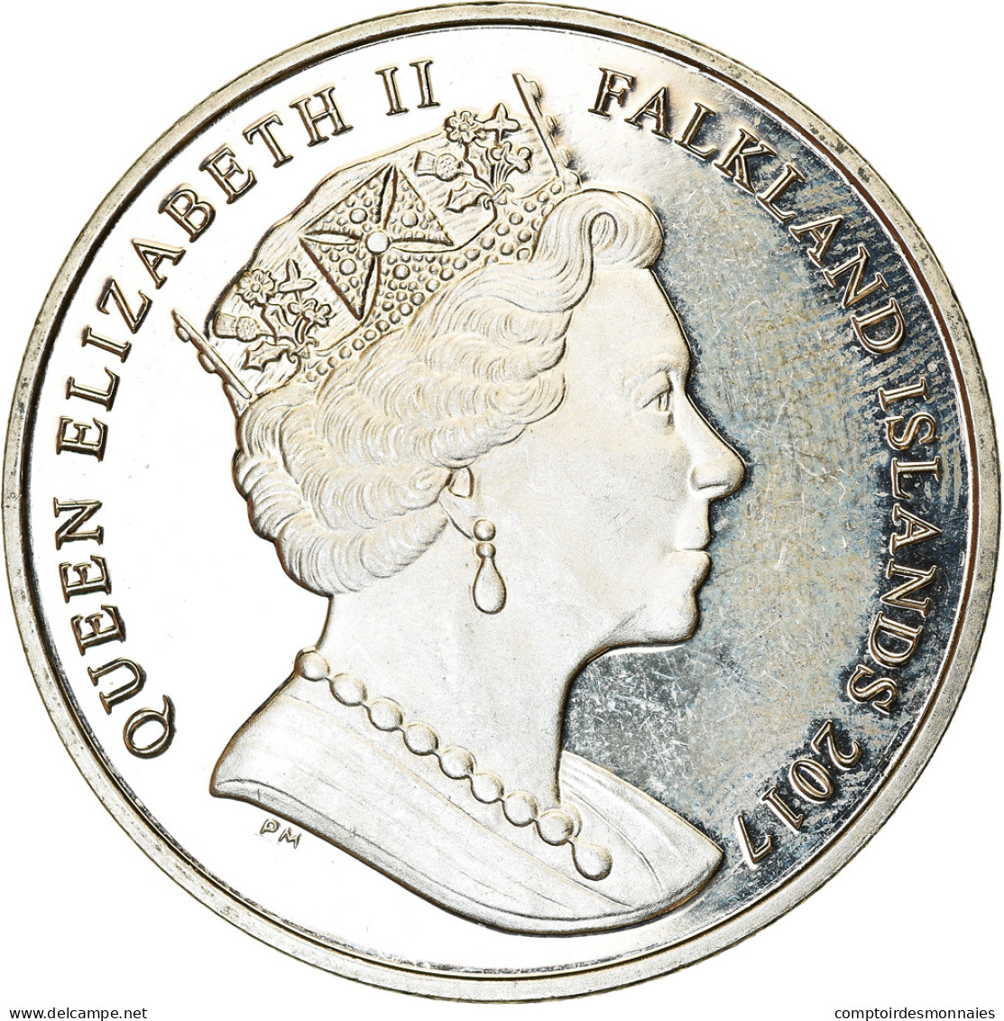 Monnaie, Falkland Islands, Crown, 2017, Maison Des Windsor - Elizabeth II, SPL - Falkland Islands