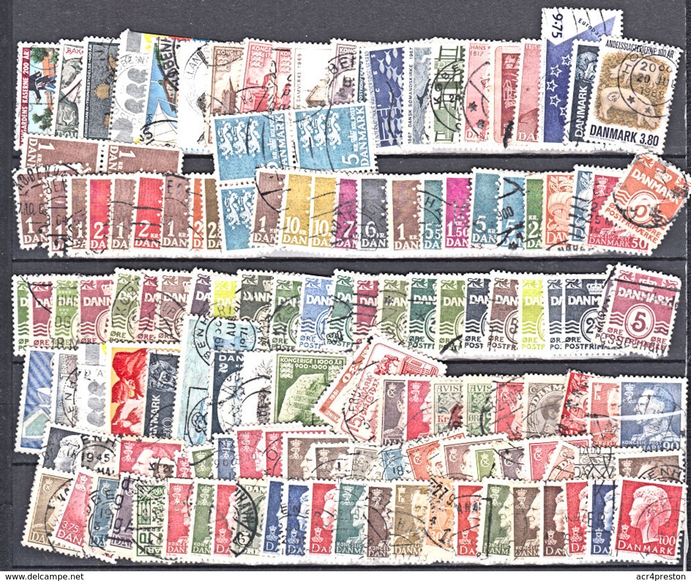 D0101 DENMARK,  Small Lot Of 400+ Used Stamps - Collections