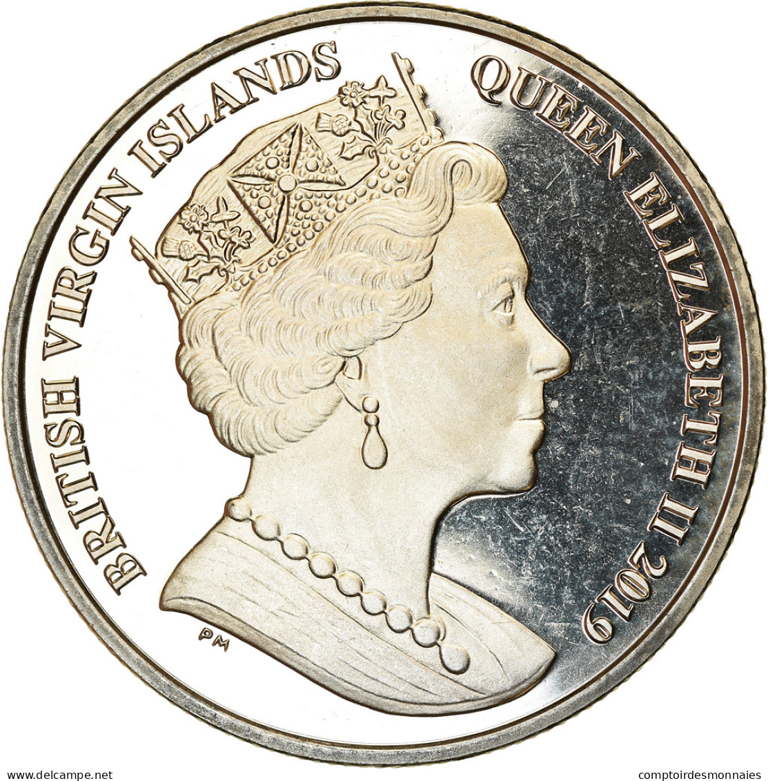 Monnaie, BRITISH VIRGIN ISLANDS, Dollar, 2019, Franklin Mint, 2ème Guerre - British Virgin Islands