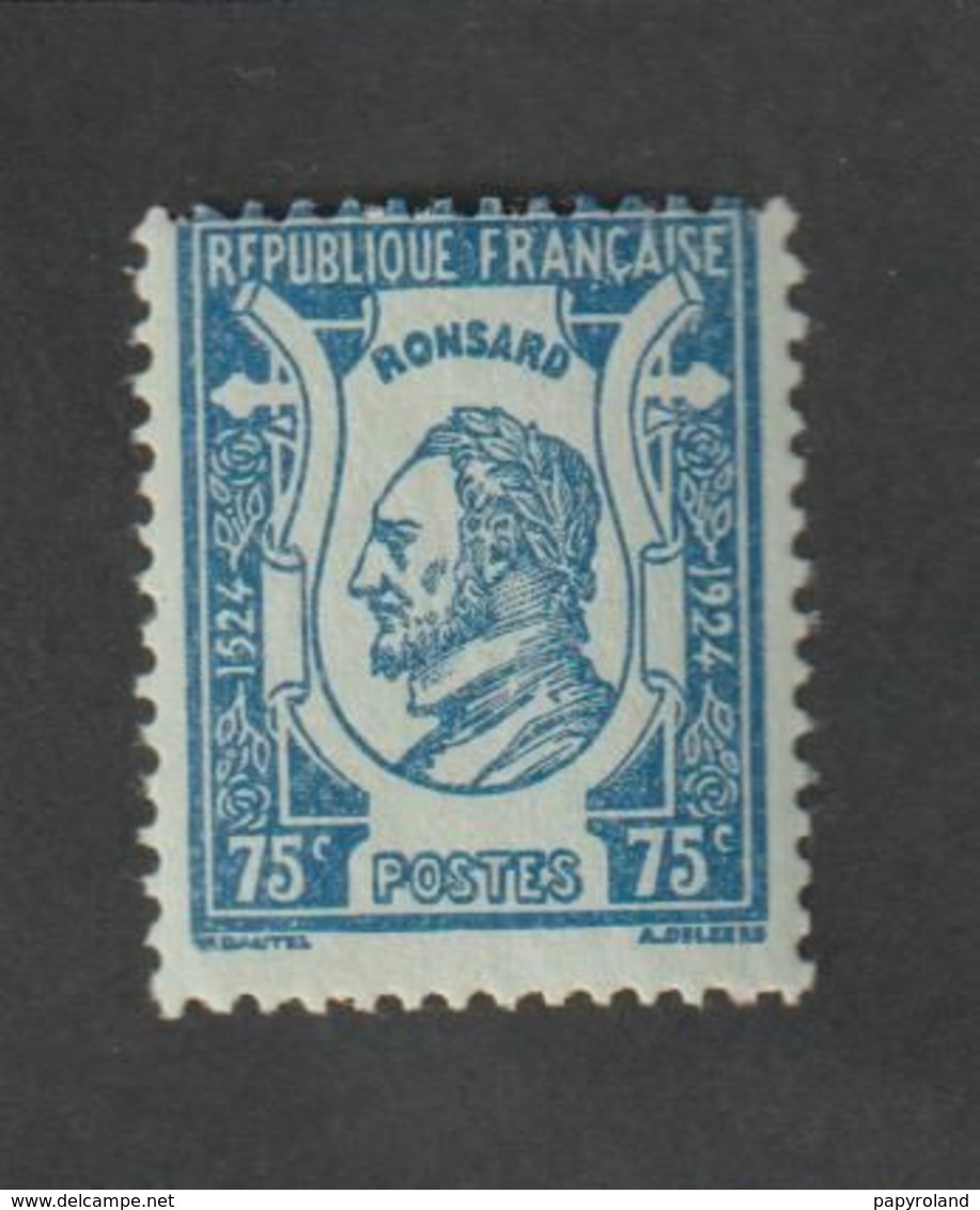 Timbres - N°209 - 4éme Centenaire De La Naissance Du Poète Pierre De Ronsard - 1924 -  Neuf Sans Charnière - ** - Sonstige & Ohne Zuordnung