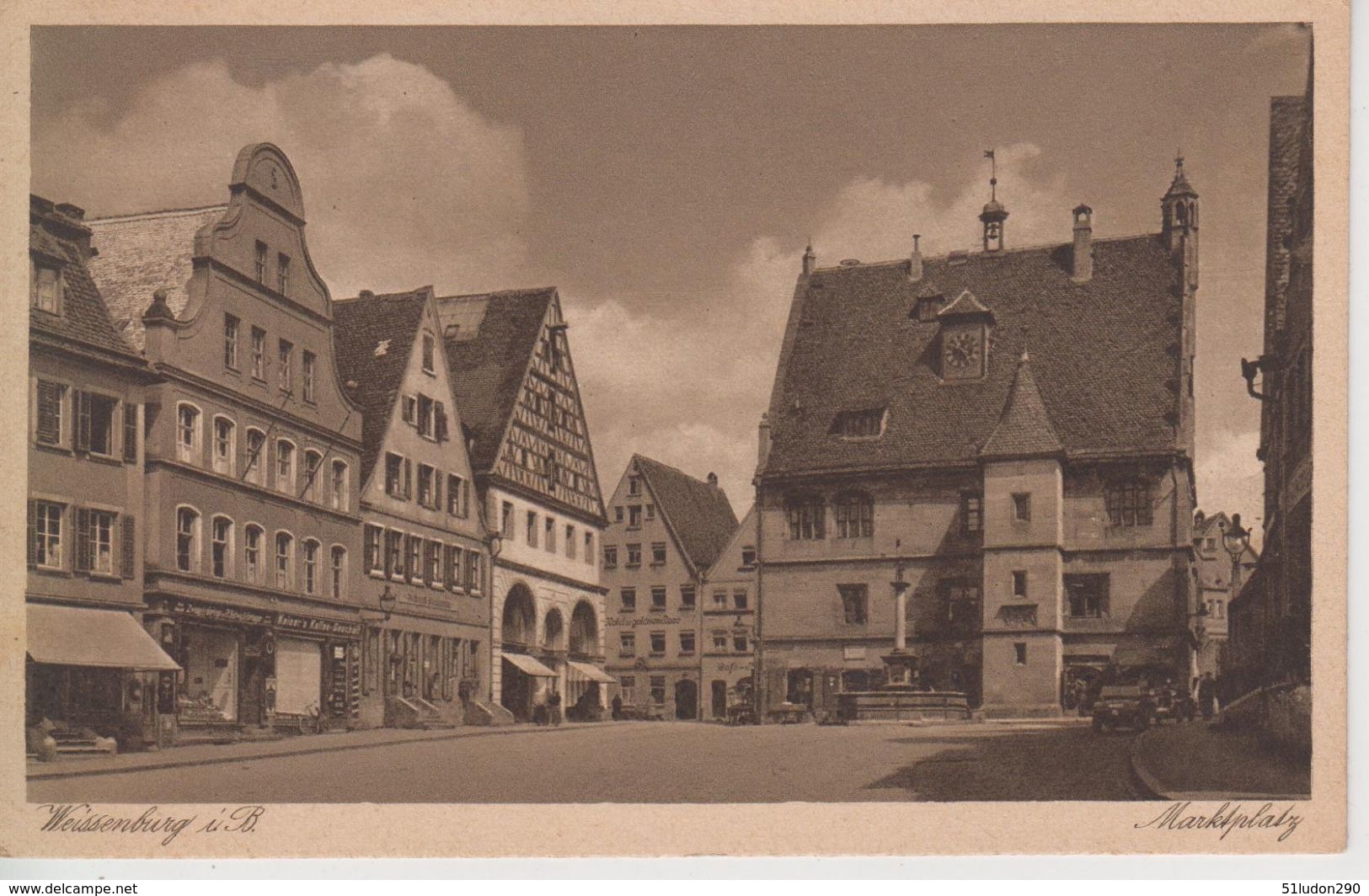 CPA Weissenburg I. B. - Marktplatz - Weissenburg