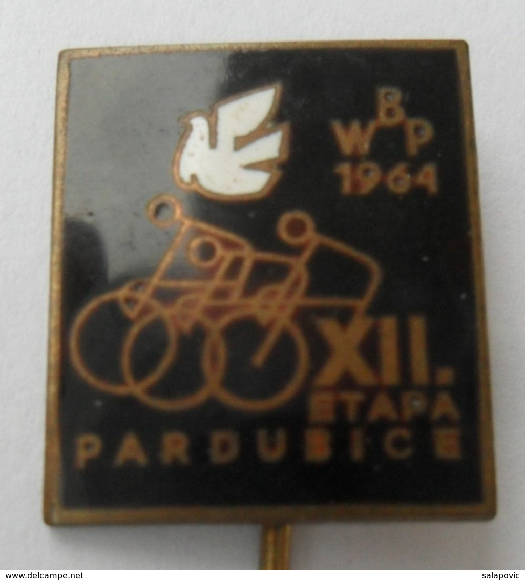WBP 1964 XII. ETAPA PARDUBICE CYCLING PINS BADGES P4/5 - Cyclisme