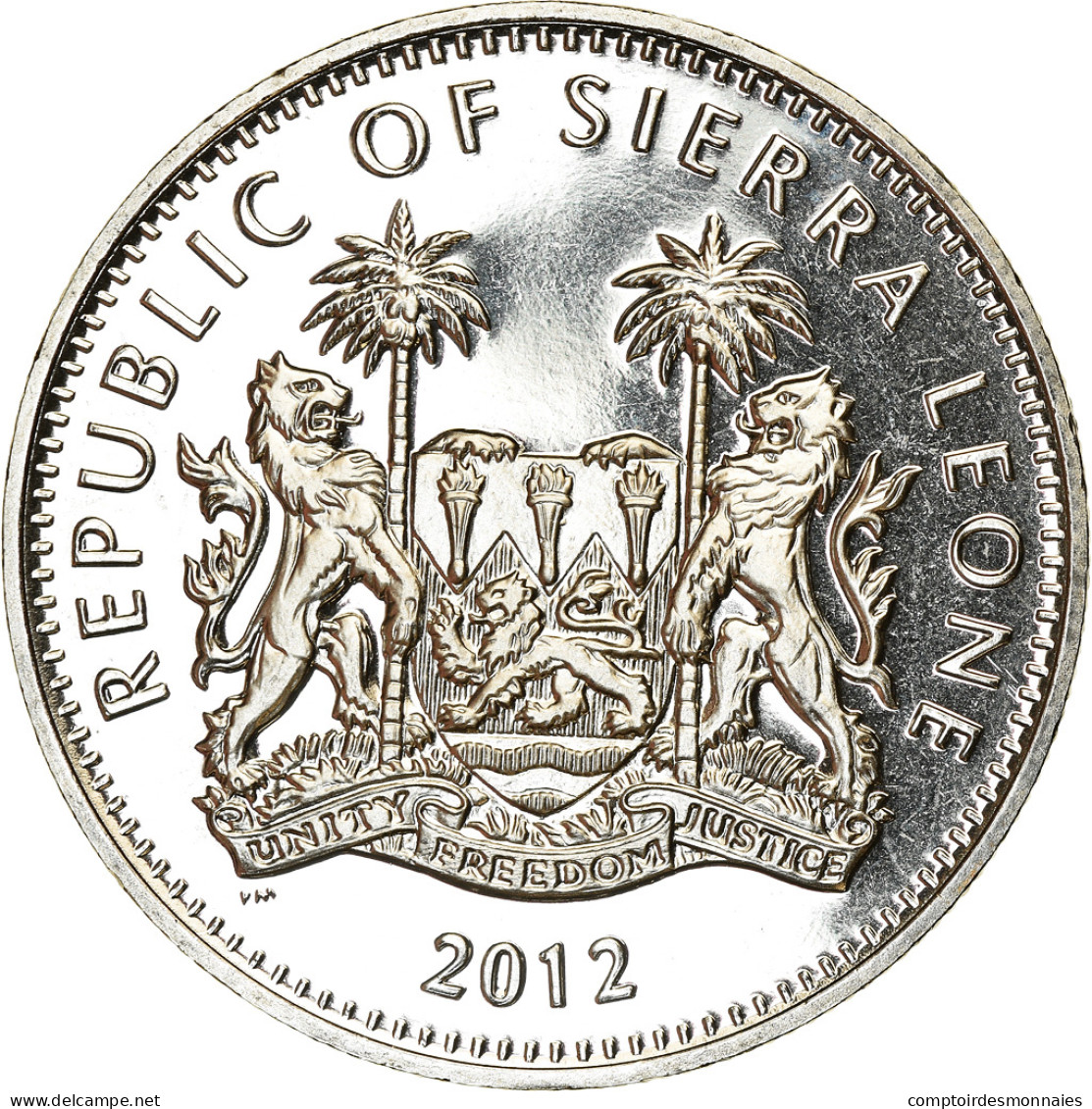 Monnaie, Sierra Leone, Dollar, 2012, British Royal Mint, Discipline Olympique - - Sierra Leone