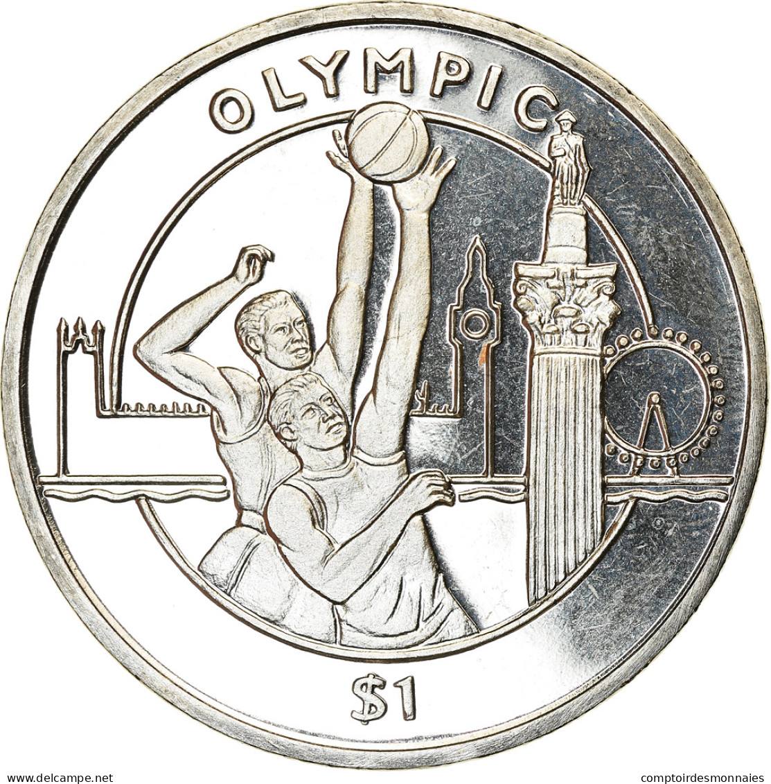 Monnaie, Sierra Leone, Dollar, 2012, British Royal Mint, Discipline Olympique - - Sierra Leone