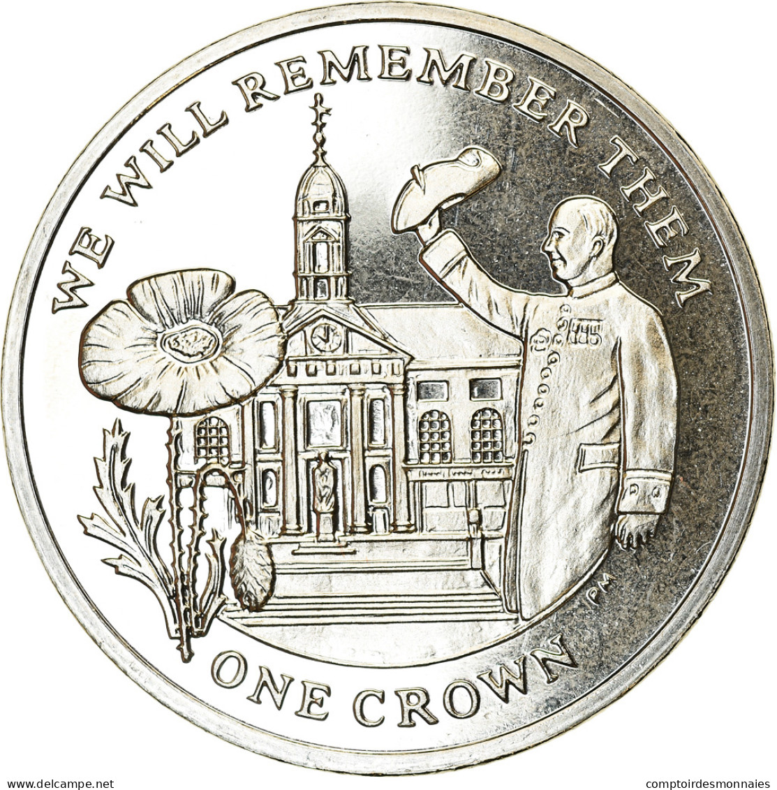 Monnaie, Falkland Islands, Crown, 2014, Hôpital Royal De Chelsea, SPL - Falkland