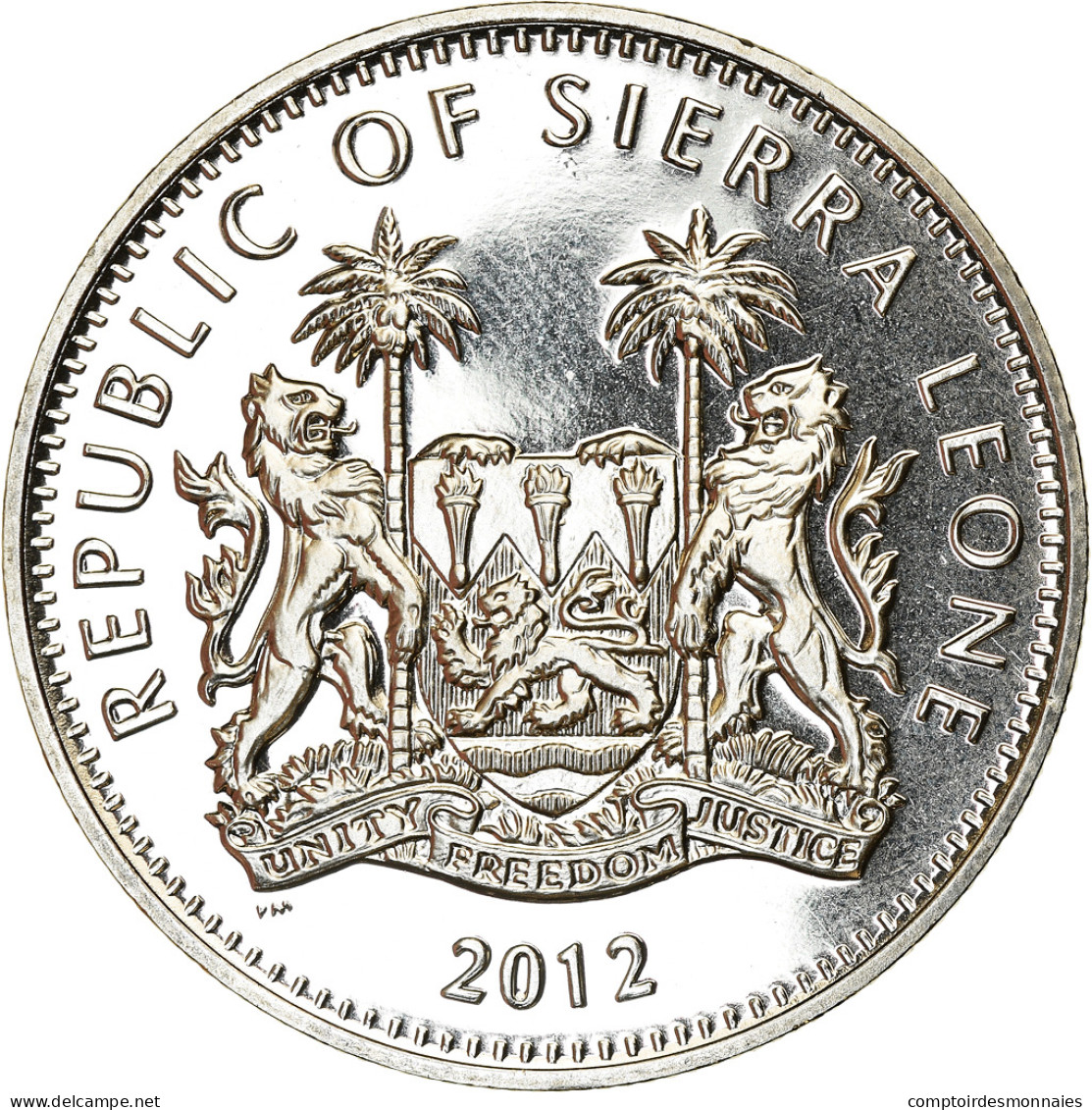 Monnaie, Sierra Leone, Dollar, 2012, British Royal Mint, Discipline Olympique - - Sierra Leone