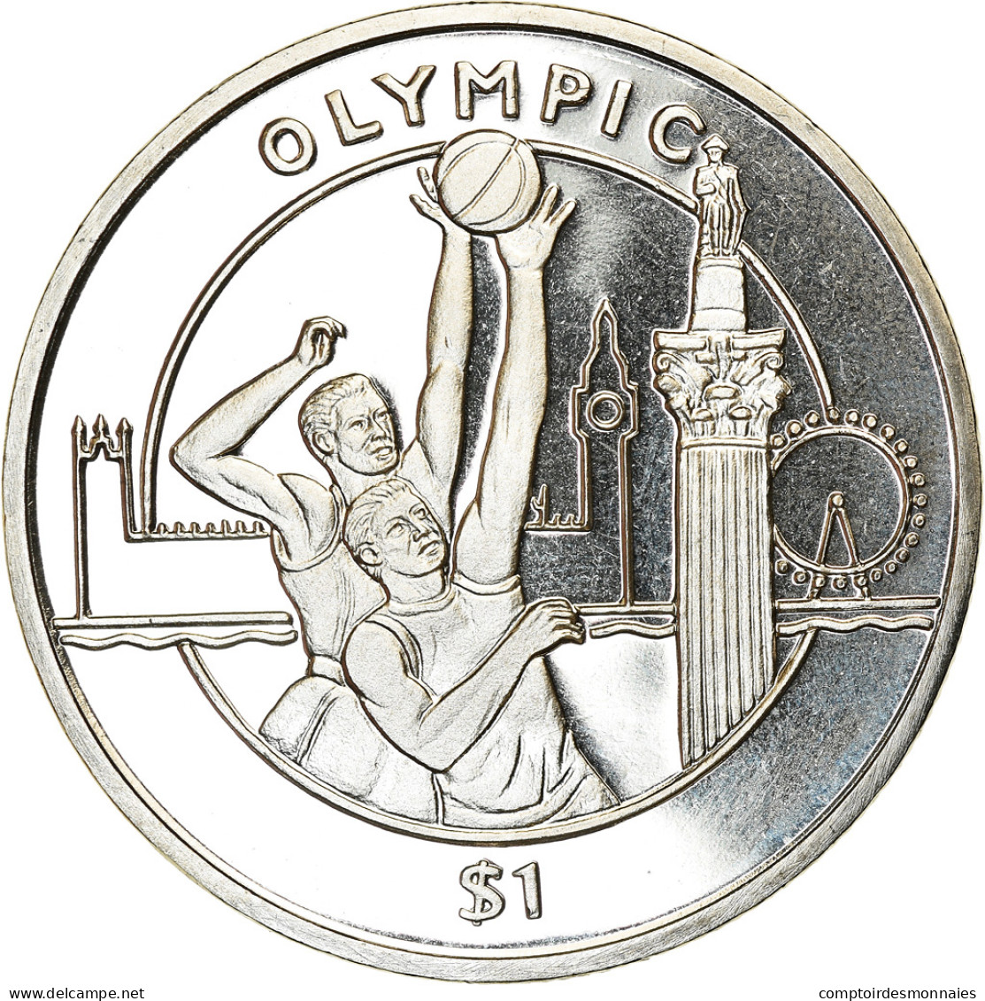 Monnaie, Sierra Leone, Dollar, 2012, British Royal Mint, Discipline Olympique - - Sierra Leone