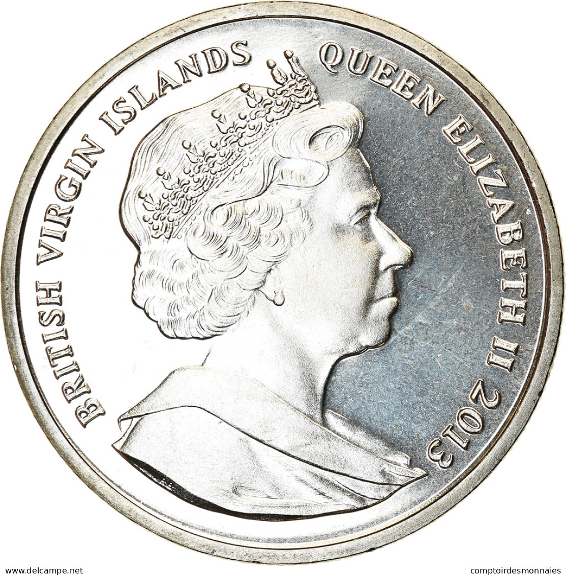 Monnaie, BRITISH VIRGIN ISLANDS, Dollar, 2013, Franklin Mint, Dynastie Romanov - - Britse Maagdeneilanden