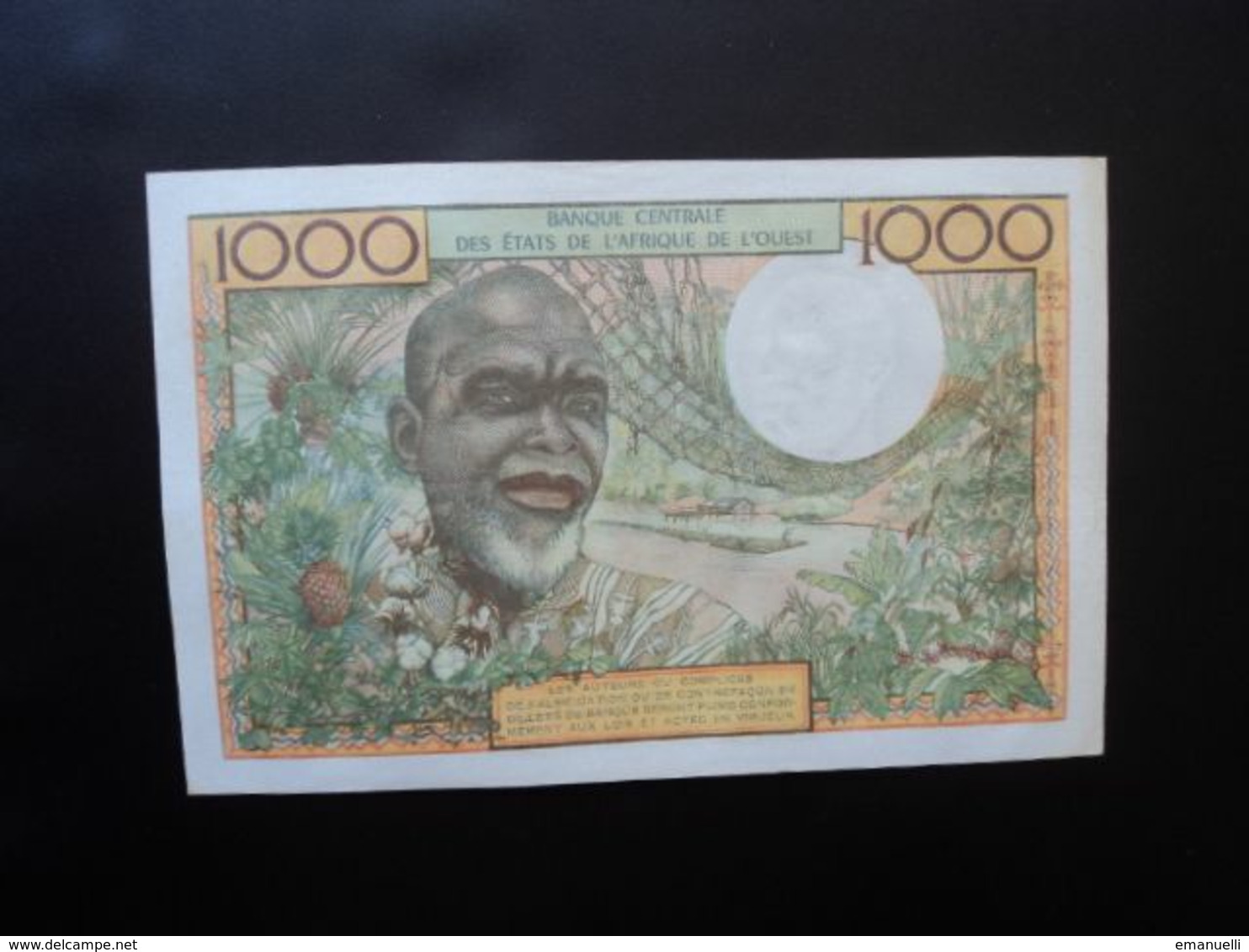 CÔTE D'IVOIRE * : ÉTAT DE L'AFRIQUE DE L'OUEST :  1000 FRANCS  ND (1969-70)  Sign.6   P 103Af    SUP - Côte D'Ivoire