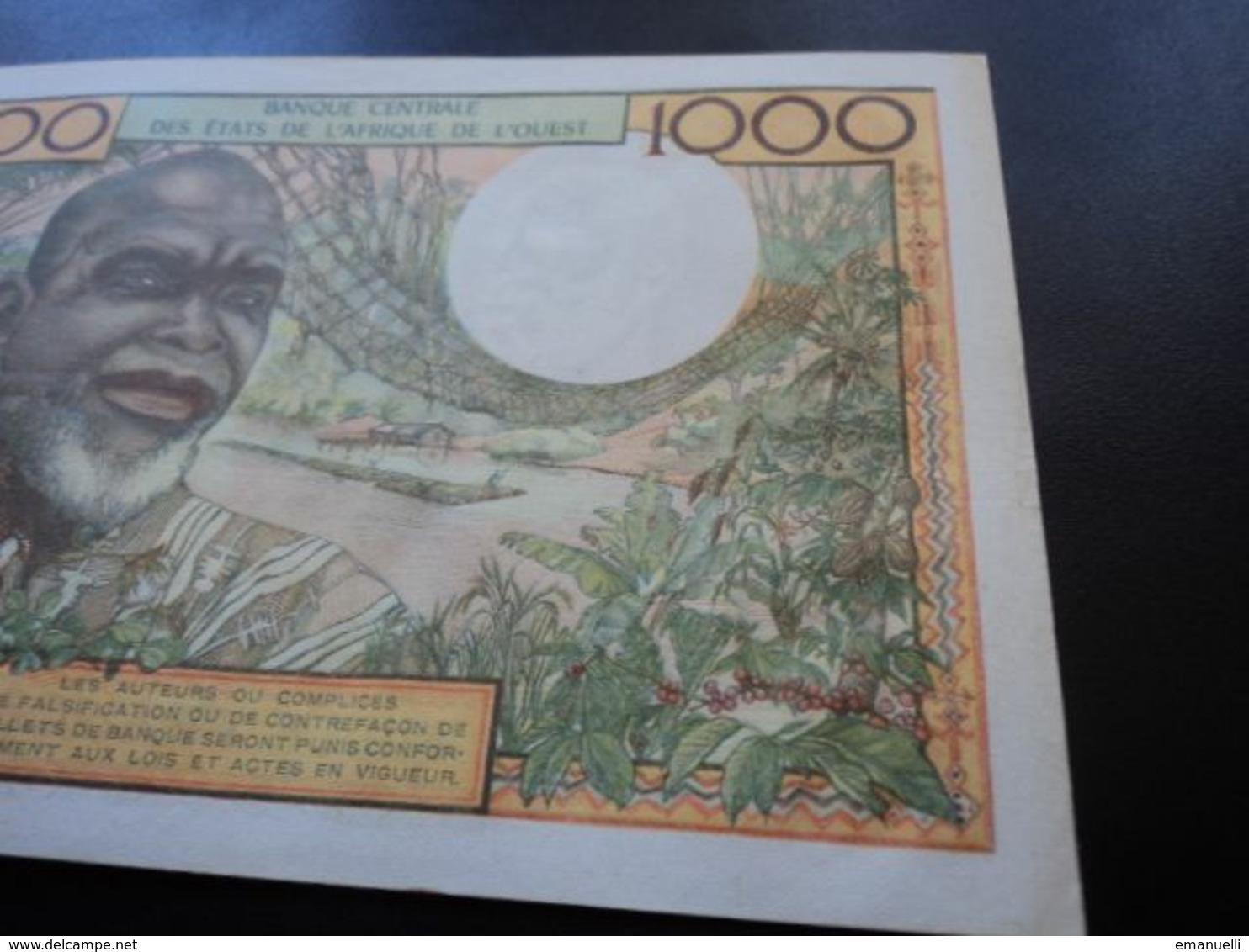 CÔTE D'IVOIRE * : ÉTAT DE L'AFRIQUE DE L'OUEST :  1000 FRANCS  ND (1969-70)  Sign.6   P 103Af    SUP - Côte D'Ivoire