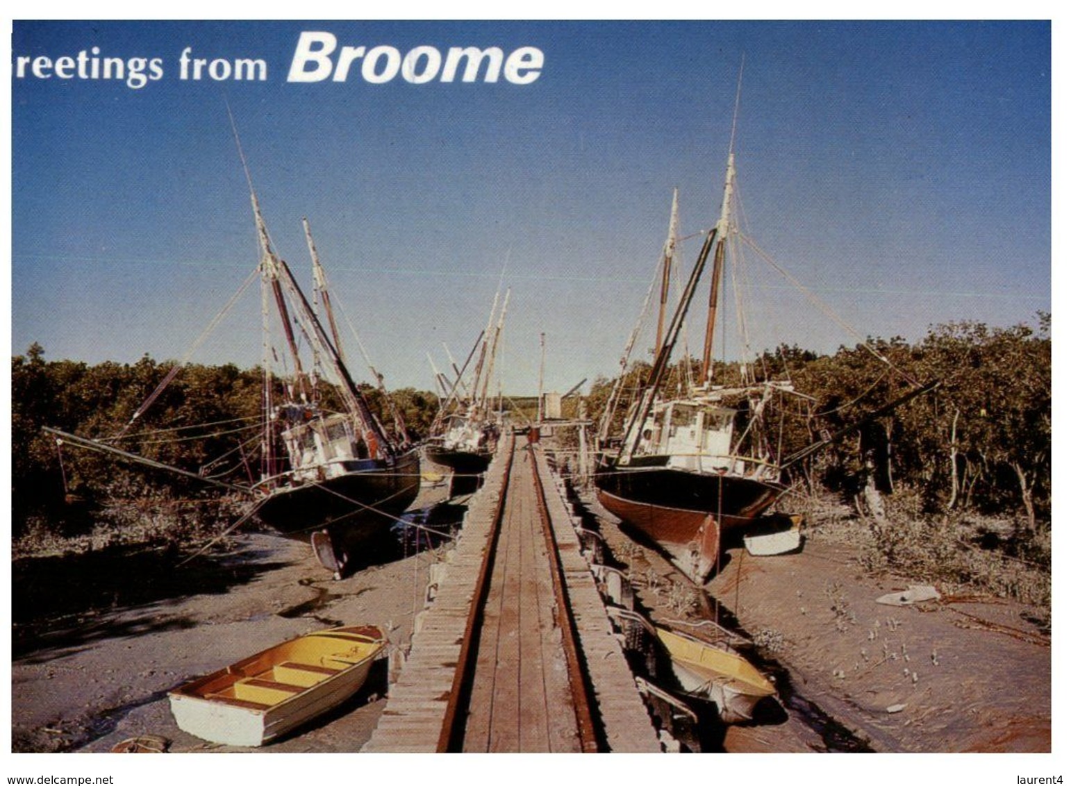 (H 15) Australia - WA - Broome With Pearling Lugger In China Town - Broome