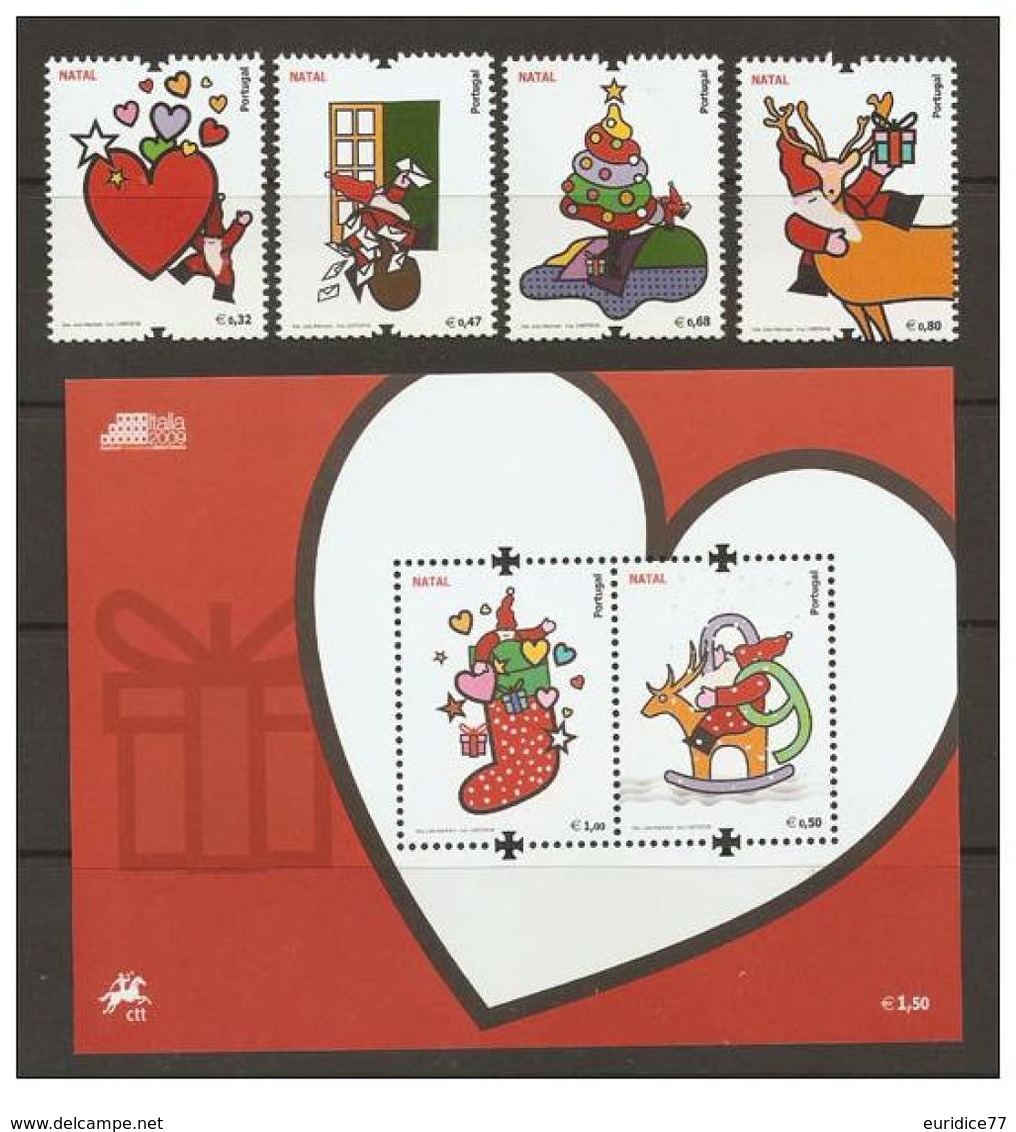 Portugal 2009 -  Christmas Stamp Set Mnh - Other & Unclassified