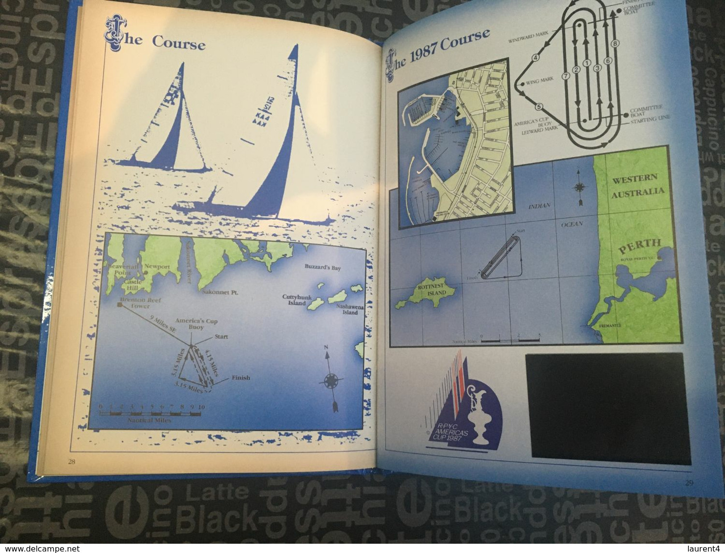(Book 7-8-2020) Edited In Perth, Australia - America's Cup - (NO Stamps In Book / Sans Timbres) See Many Photos (300g) - Autres & Non Classés