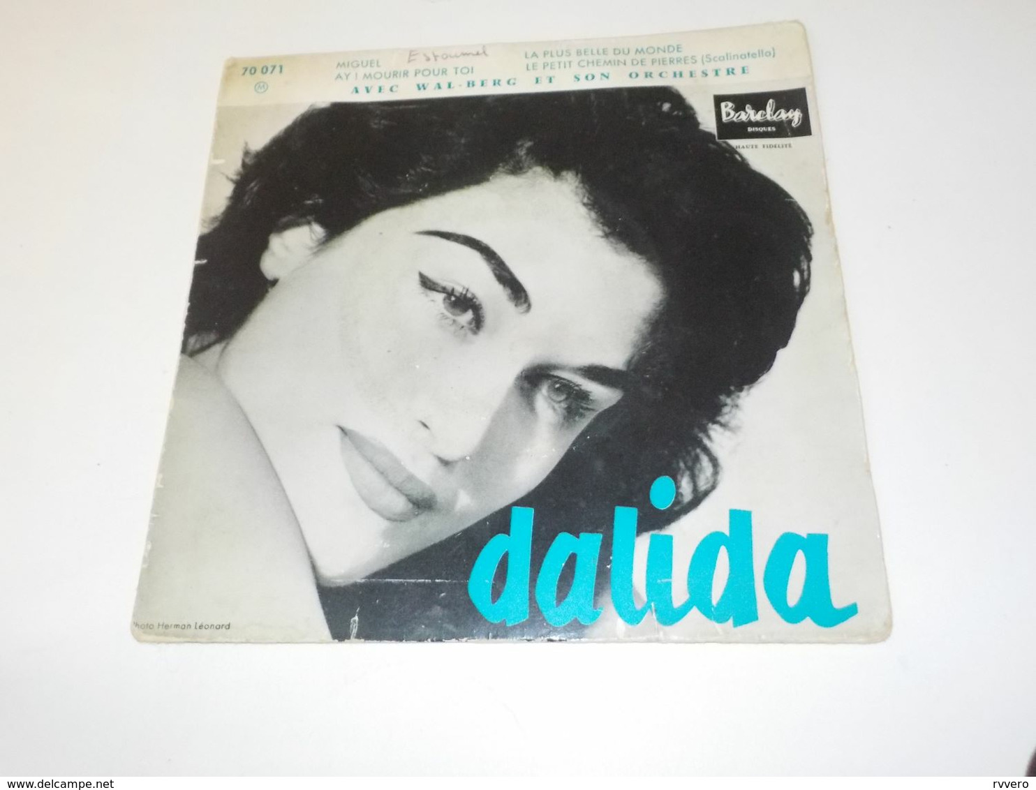 45 TOURS DALILA  AH MOURIR POUR TOI - Other - French Music