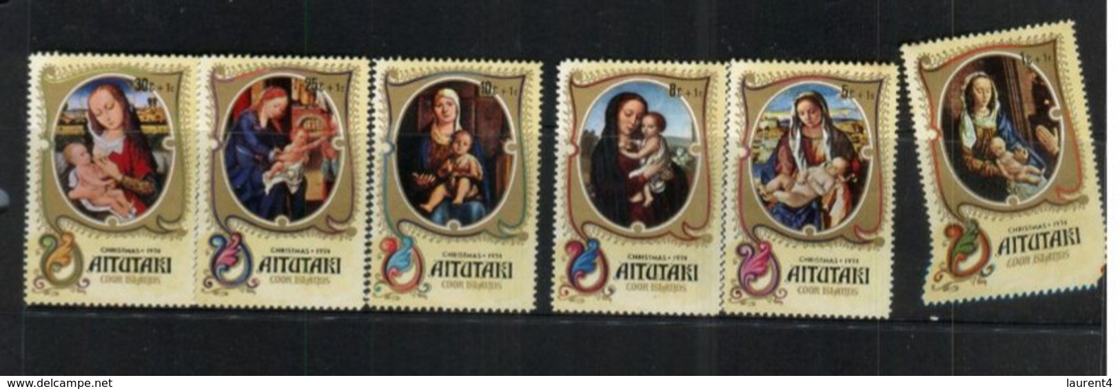 (stamps 7/8/2020) - Aitutaki (6 Mint Stamp) Christmas - Aitutaki