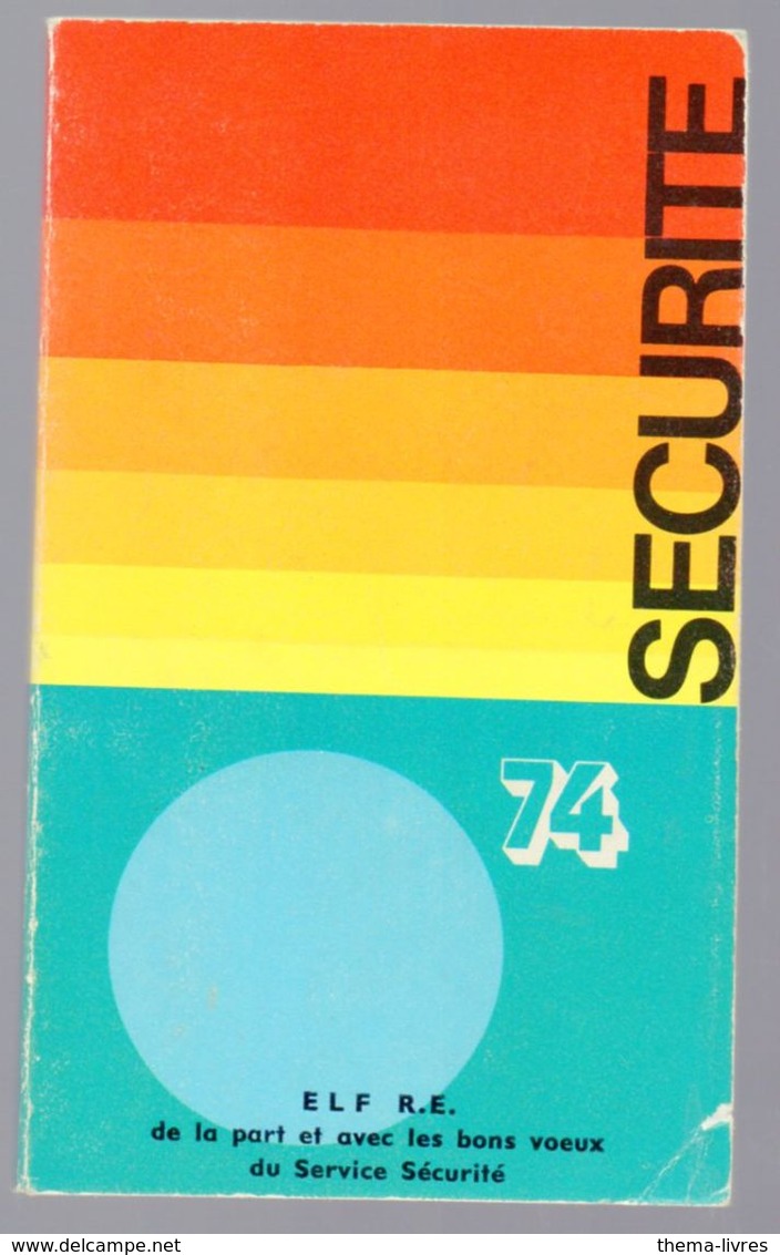 Almanach-calendrier 1977  SECURITE   (PPP23599) - Sonstige & Ohne Zuordnung