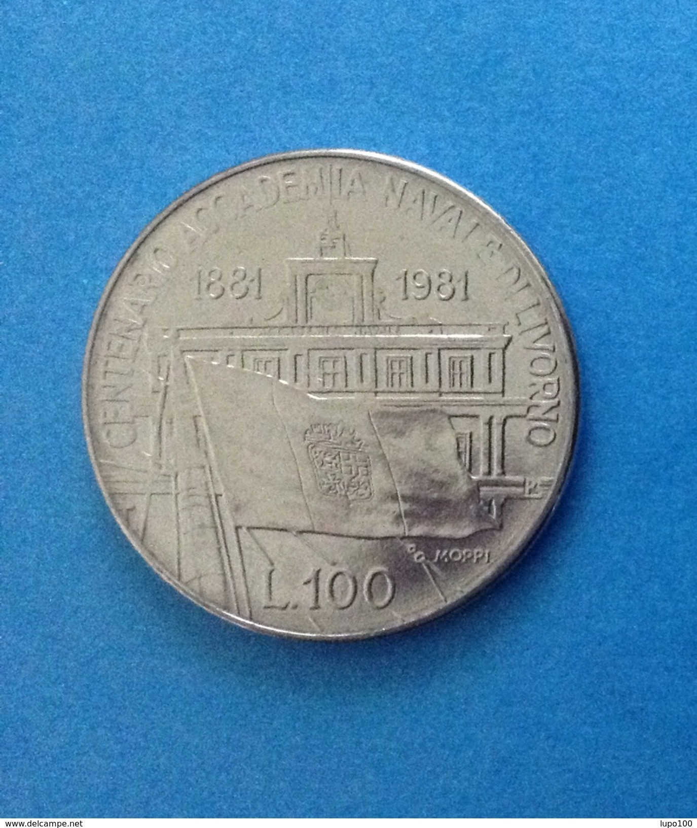 1981 ITALIA REPUBBLICA ITALY COIN MONETA 100 LIRE ACCADEMIA NAVALE DI LIVORNO FDC UNC DA ROTOLINO - 100 Lire