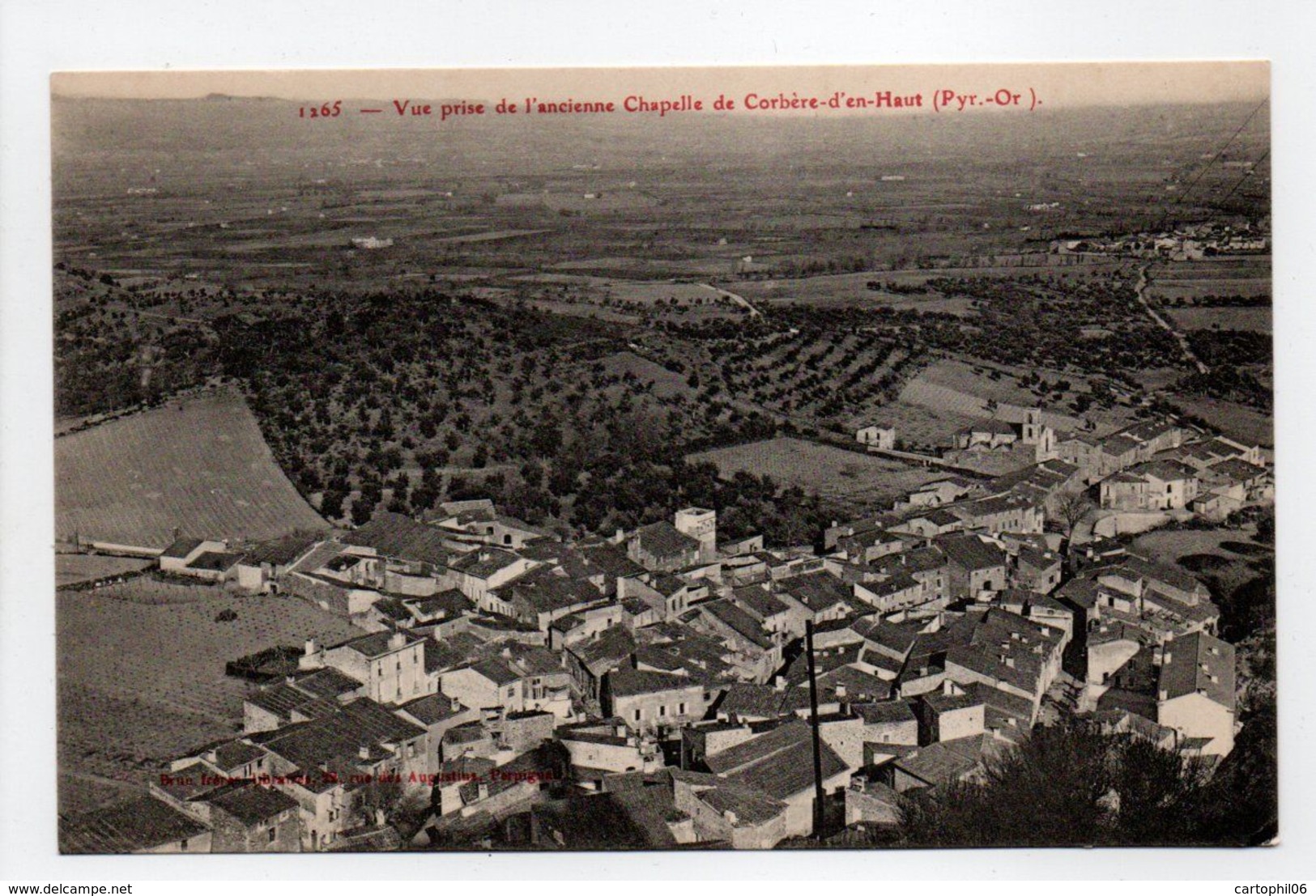 - CPA CORBÈRE-D'EN-HAUT (66) - Vue Prise De L'ancienne Chapelle - Edition Brun 1265 - - Altri & Non Classificati