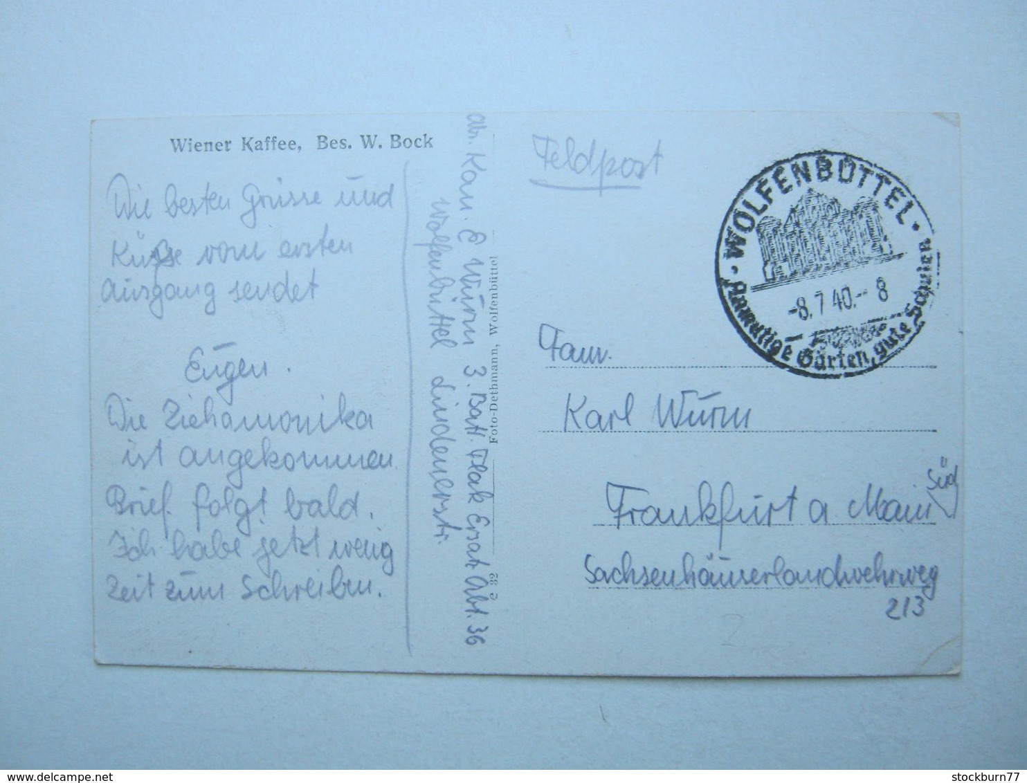 Wolfenbüttel,  Schöne Karte 1940 - Wolfenbuettel