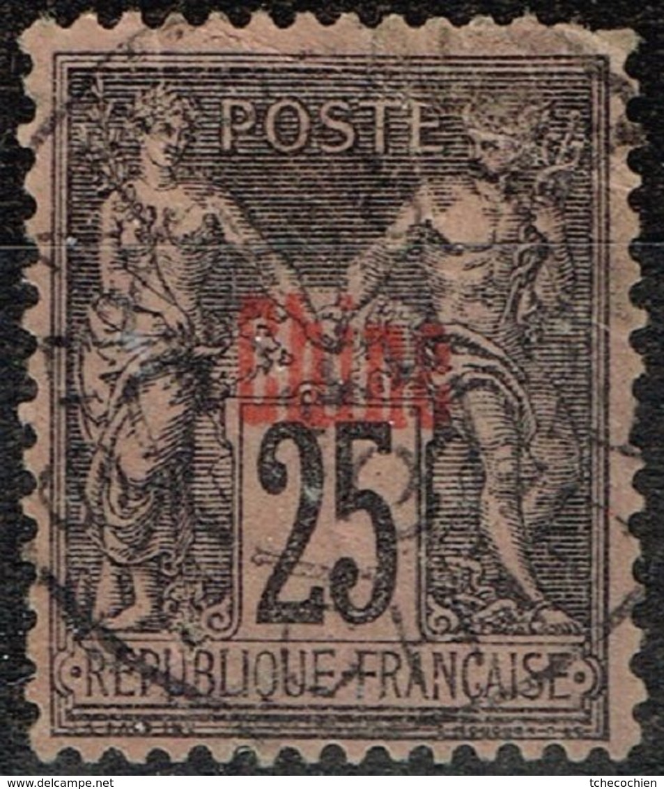 Chine - 1894 - Bureaux Français - Y&T N° 8, Oblitéré - Autres & Non Classés