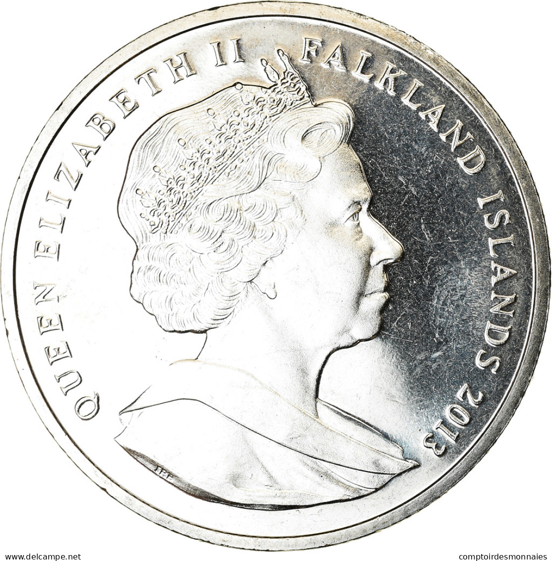 Monnaie, Falkland Islands, Crown, 2013, Référendum, SPL, Cupro-nickel, KM:169 - Falkland Islands