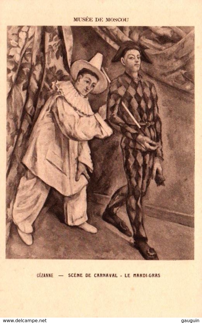 CPA - Paul CEZANNE (né En 1839 à AIX-en-PROVENCE) - "Scène De CARNAVAL Le Mardi-Gras" - Edition Braun Cie - Pittura & Quadri