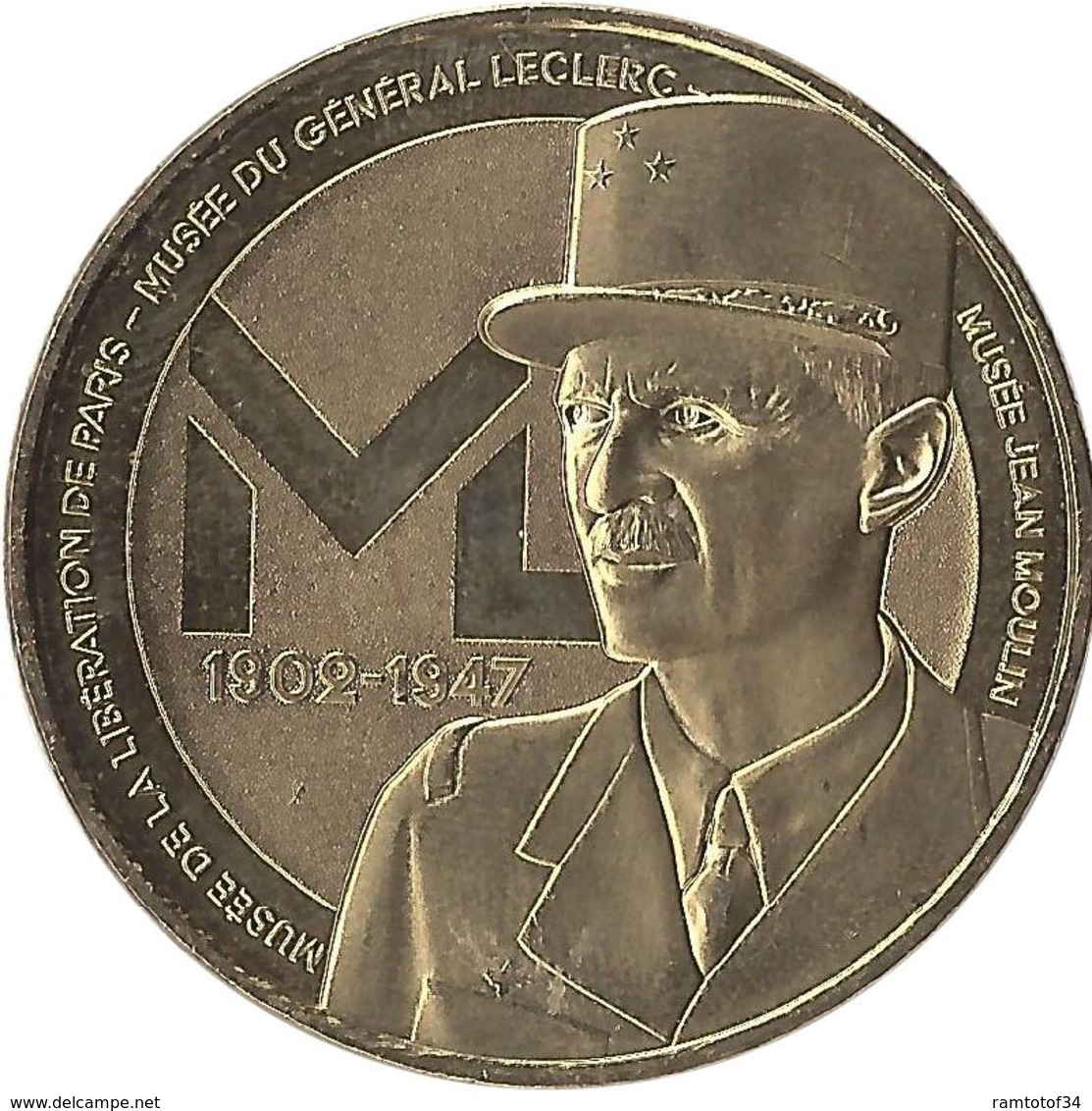 2019 MDP373 - PARIS - Le Musée De La Libération De Paris 2 (général Leclerc) / MONNAIE DE PARIS 2019 - 2019