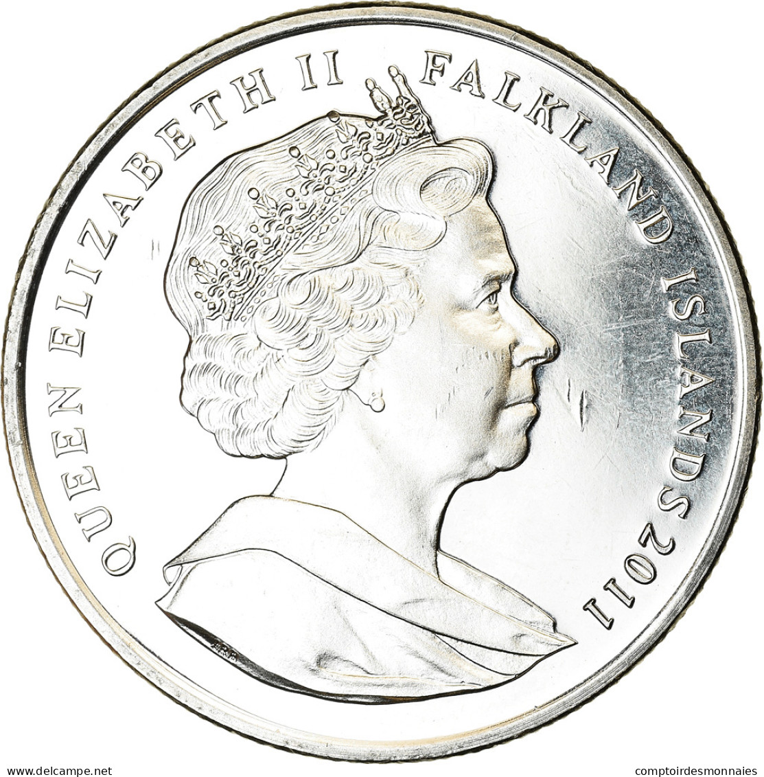 Monnaie, Falkland Islands, Elizabeth II, Crown, 2011, Pobjoy Mint, SPL - Falkland Islands