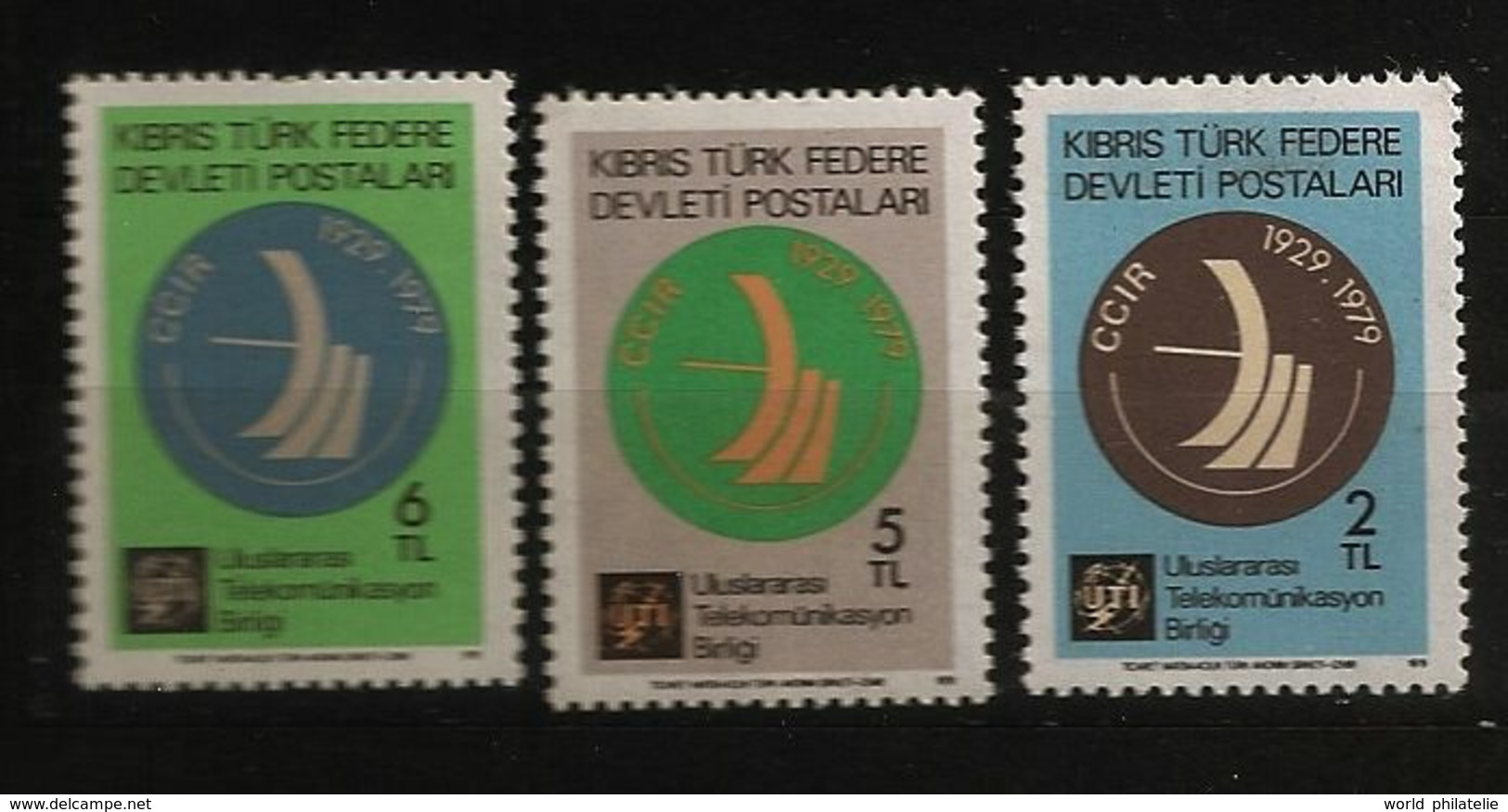 Turquie Chypre Turc RTCN 1979 N° 64 / 6 ** CCIR, Radio, Radiocommunications, Ondes, Fréquence, Tonalité, Police, UIT - Autres & Non Classés