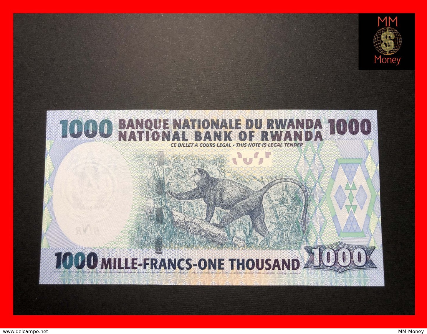 RWANDA 1.000 1000 Francs 1.7.2004 P. 31  UNC - Ruanda