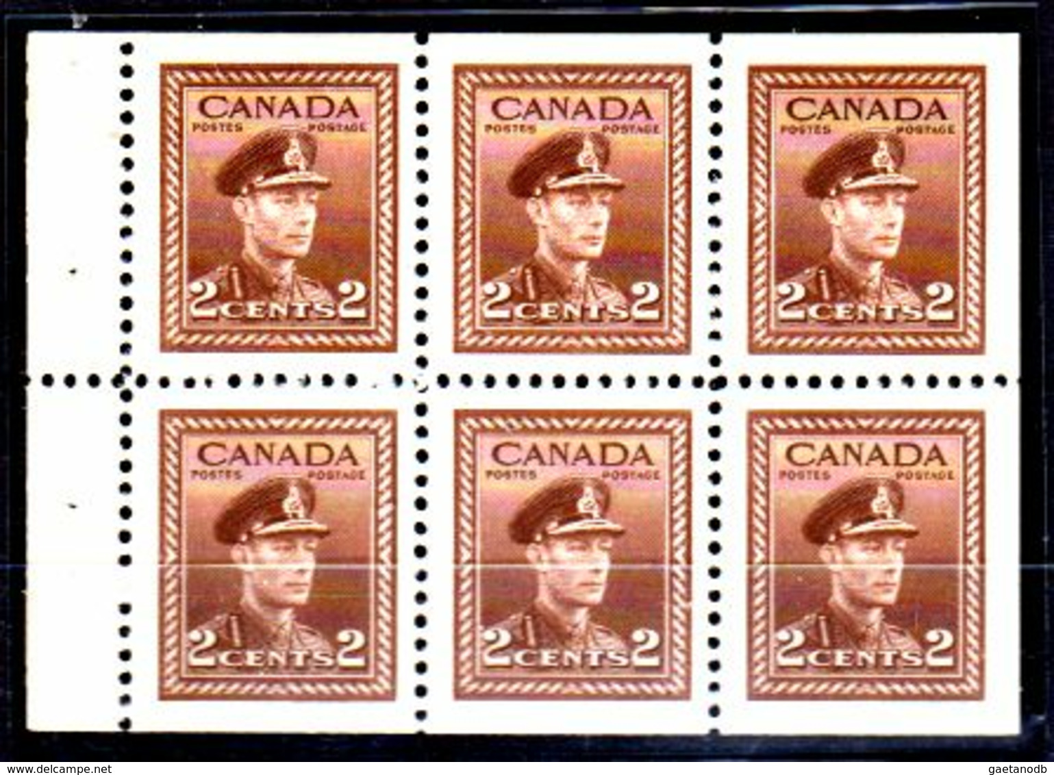 B316-Canada 1943-48 (++/+) Mnh/Hinged - Senza Difetti Occulti - - Pagine Del Libretto