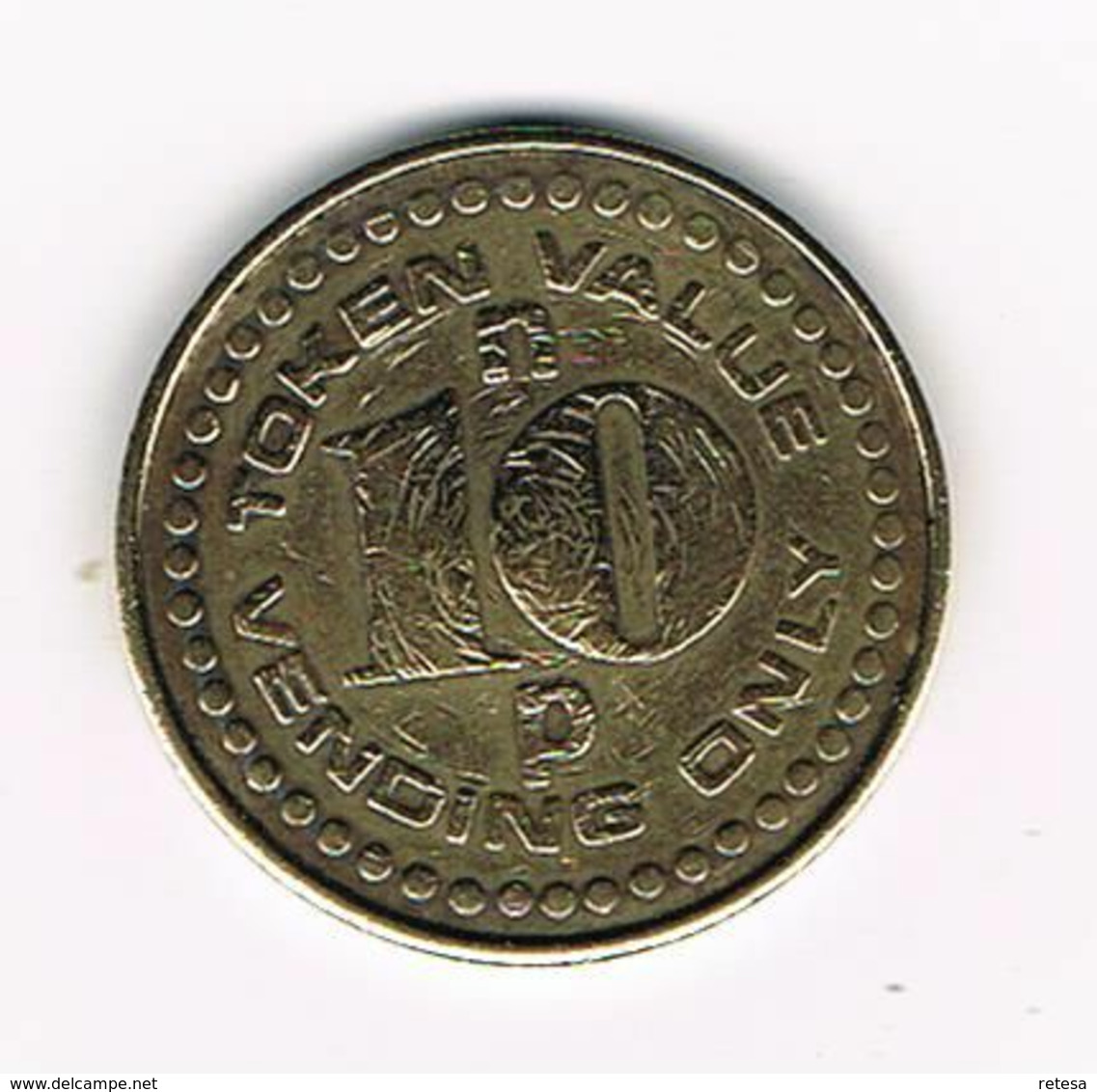 //  TOKEN  VALUE 10 NEW PENCE  VENDING ONLY - Professionals/Firms