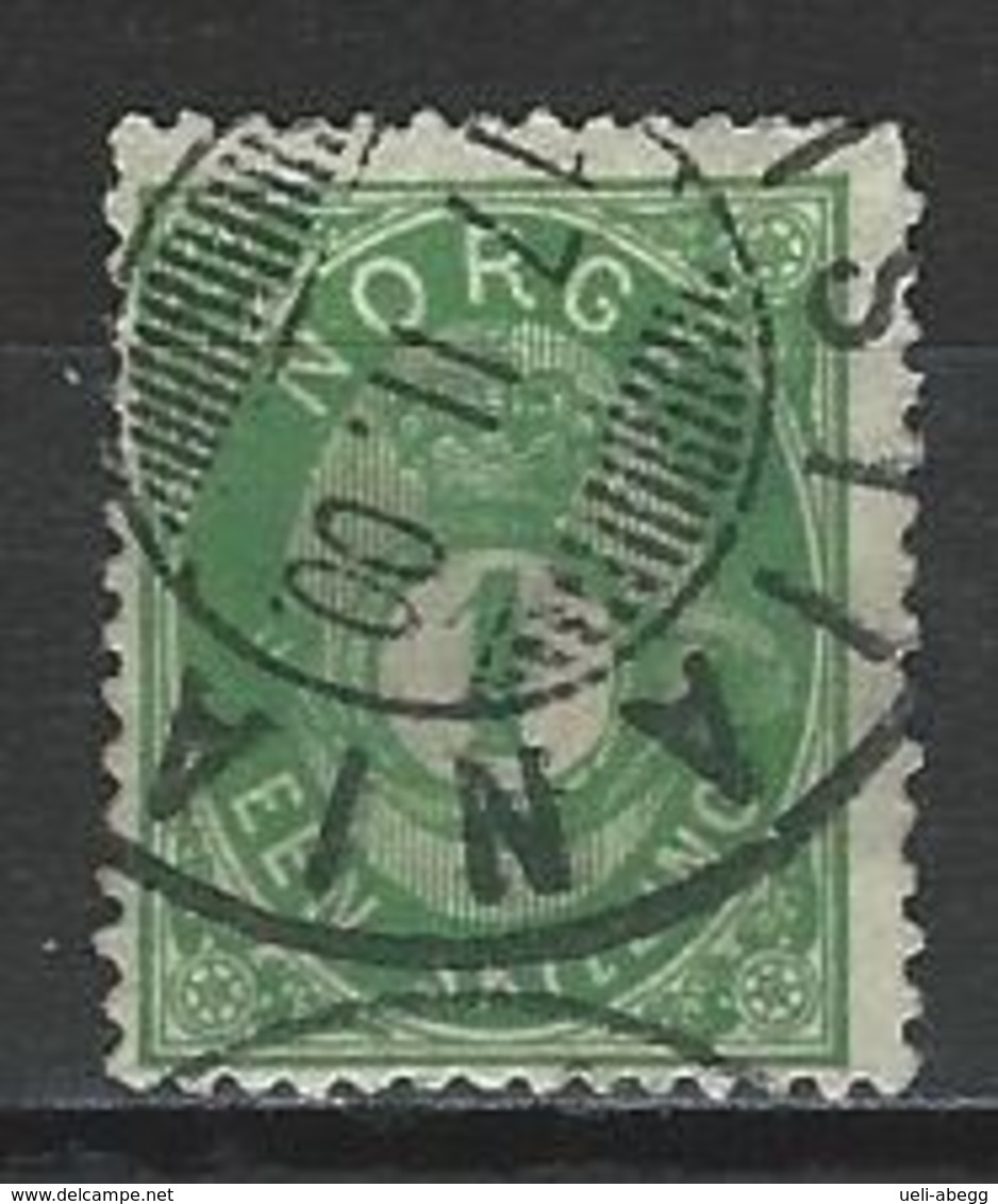 Norwegen Mi 16c O - Used Stamps