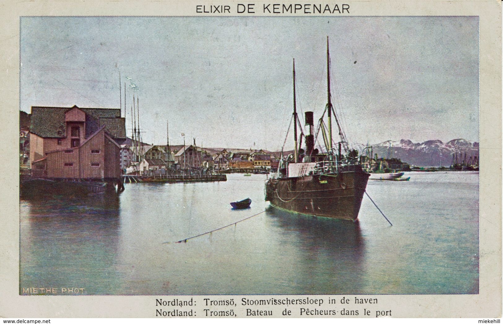 NORGE-NORVEGE--NORWAY-TROMSÖ-BATEAU DE PECHEURS-PECHE-STOOMVISSCHERSSLOEP-ELIXIR DE KEMPENAAR - Norway