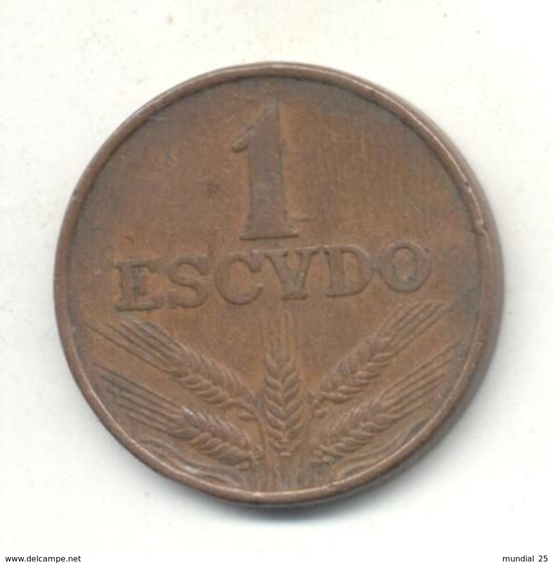 PORTUGAL 1$00 ESCUDO 1974 - Portugal