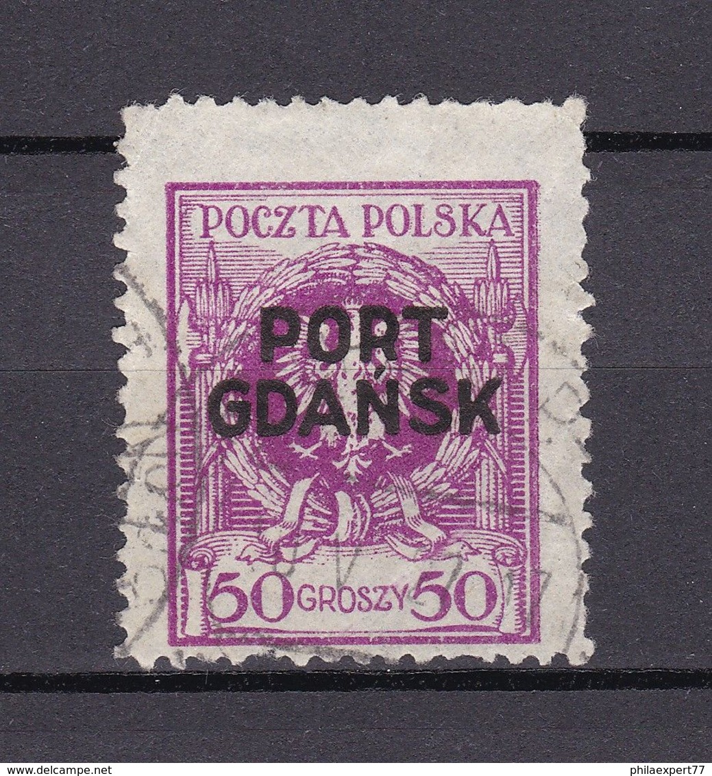 Port Gdansk - 1925 - Michel Nr. 11 - Gestempelt - Otros & Sin Clasificación