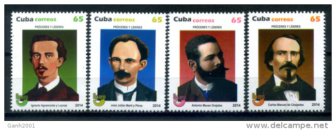 Cuba 2014 / Leaders UPAEP MNH Líderes / C8727   5-17 - Joint Issues
