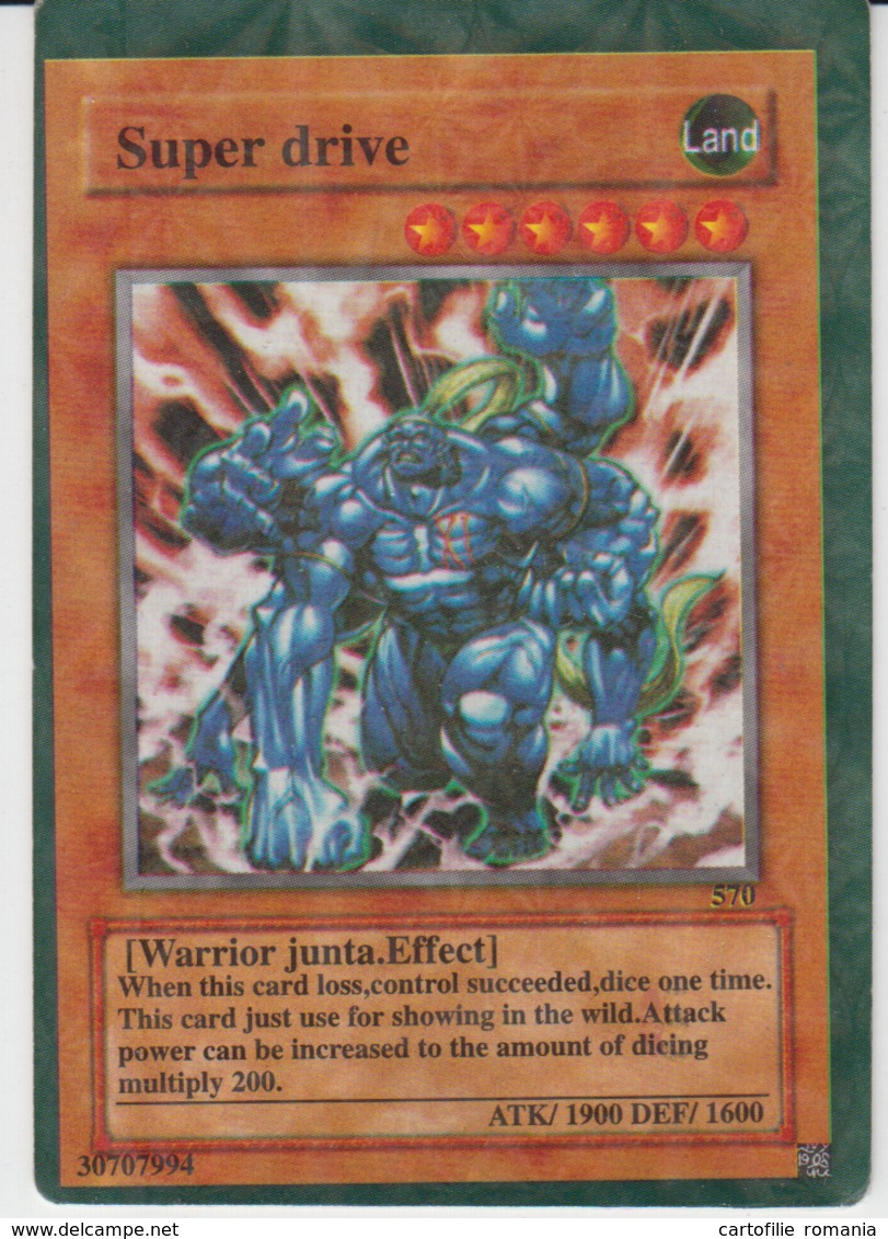 Trading Card - Yu Gi Oh ! - Japan - 1999 - 2004 - Size Of The Card 87/60 Mm - Yu-Gi-Oh