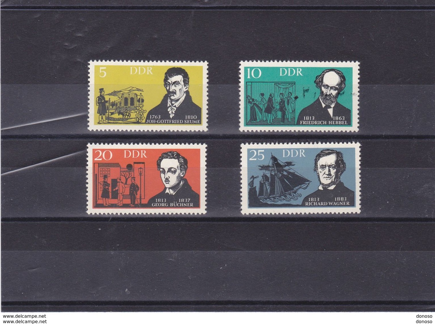 RDA 1963 ARTISTES Yvert 657-660 NEUF** MNH - Ungebraucht