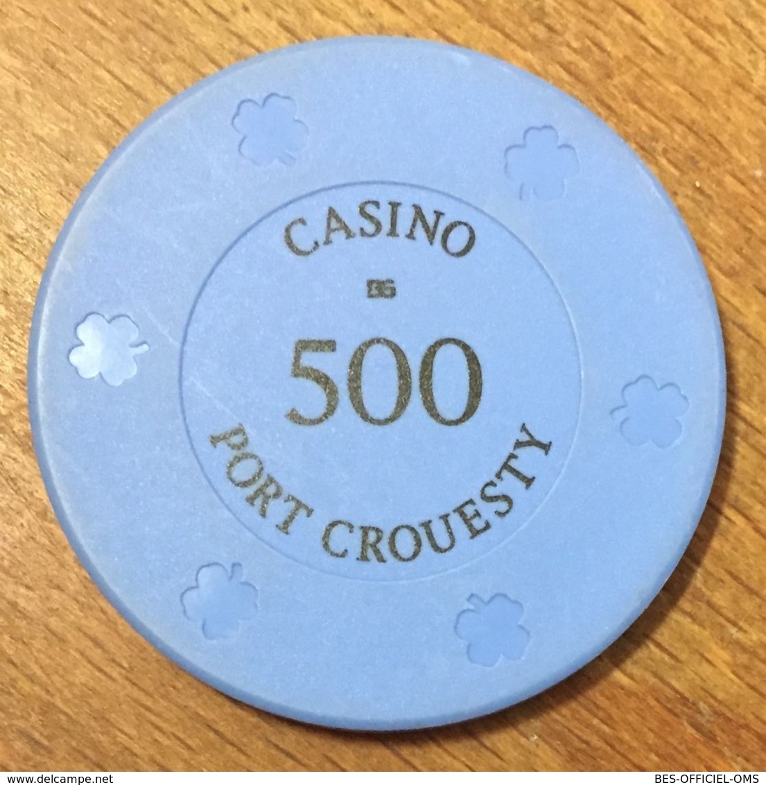 56 PORT CROESTY CASINO JETON DE 500 FRANCS CHIP TOKENS COINS GAMING - Casino