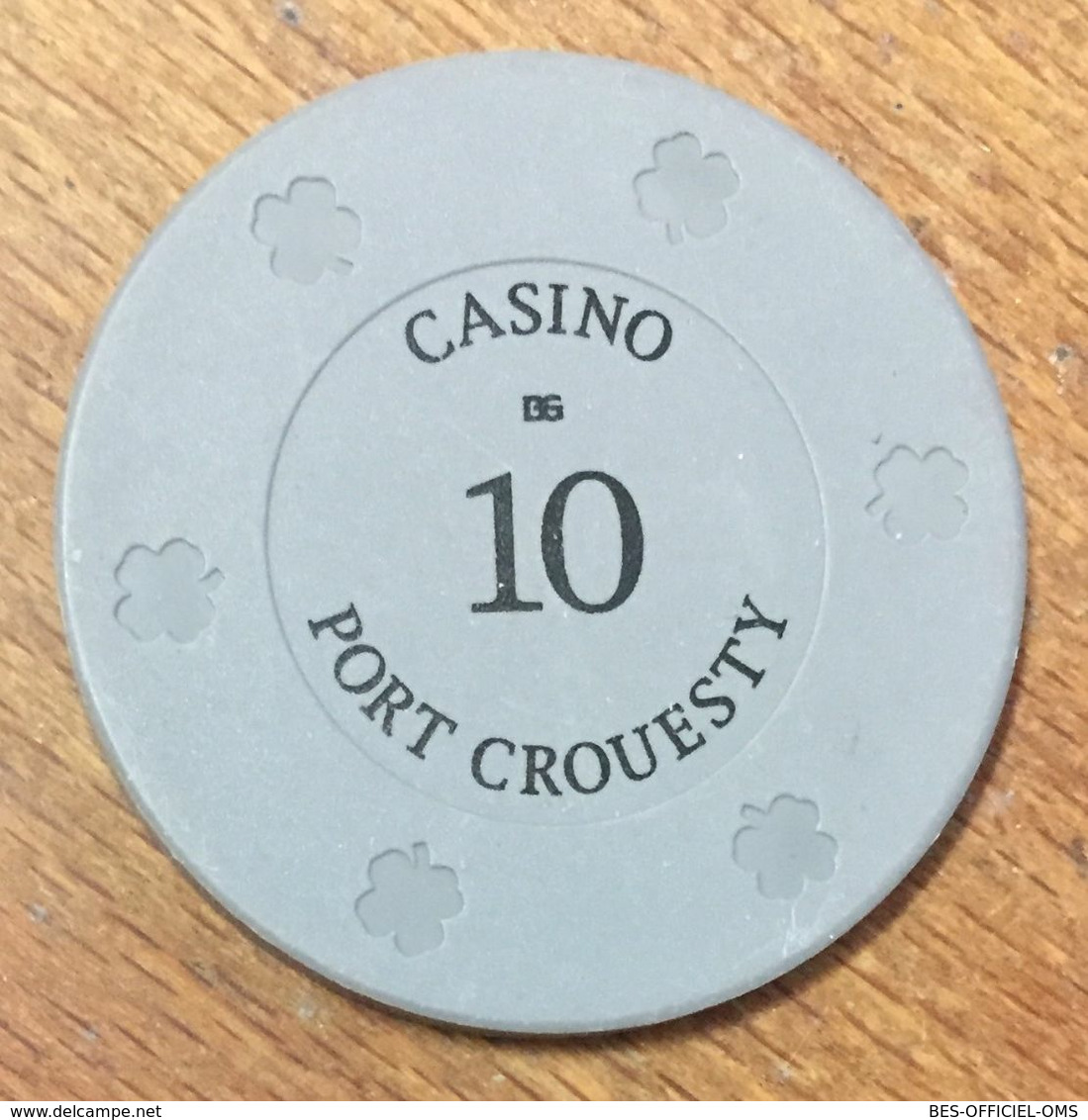 56 PORT CROESTY CASINO JETON DE 50 FRANCS CHIP TOKENS COINS GAMING - Casino