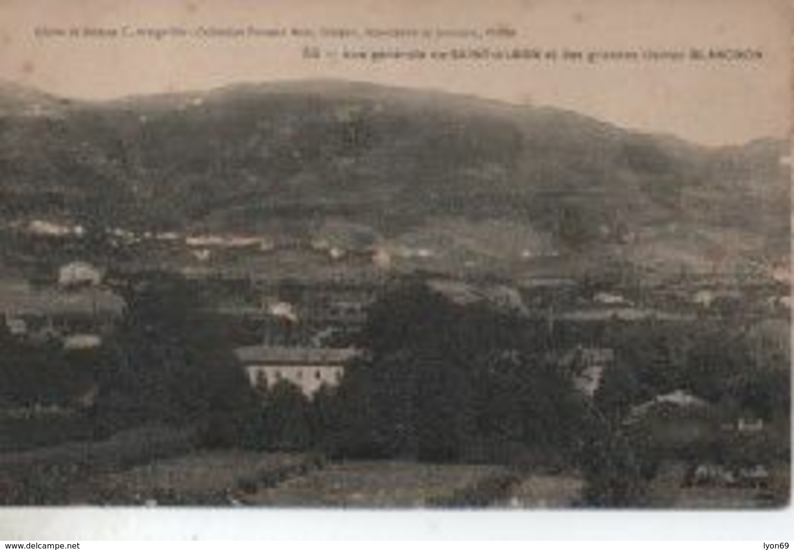 SAINT ALBAN  VUE GENERALE    ET DES GRANDES  USINES BLANCHON - Autres & Non Classés