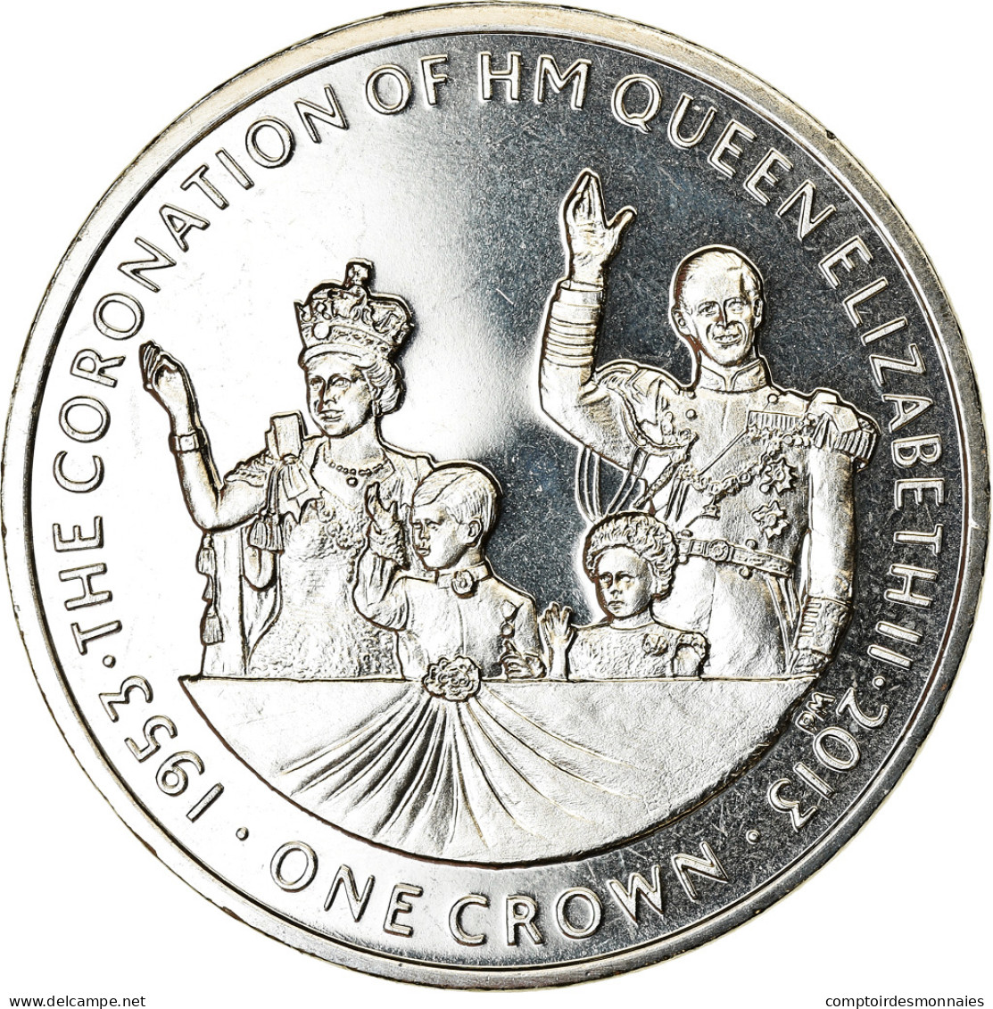 Monnaie, Isle Of Man, Crown, 2013, Pobjoy Mint, 50ème Anniversaire Du - Isle Of Man