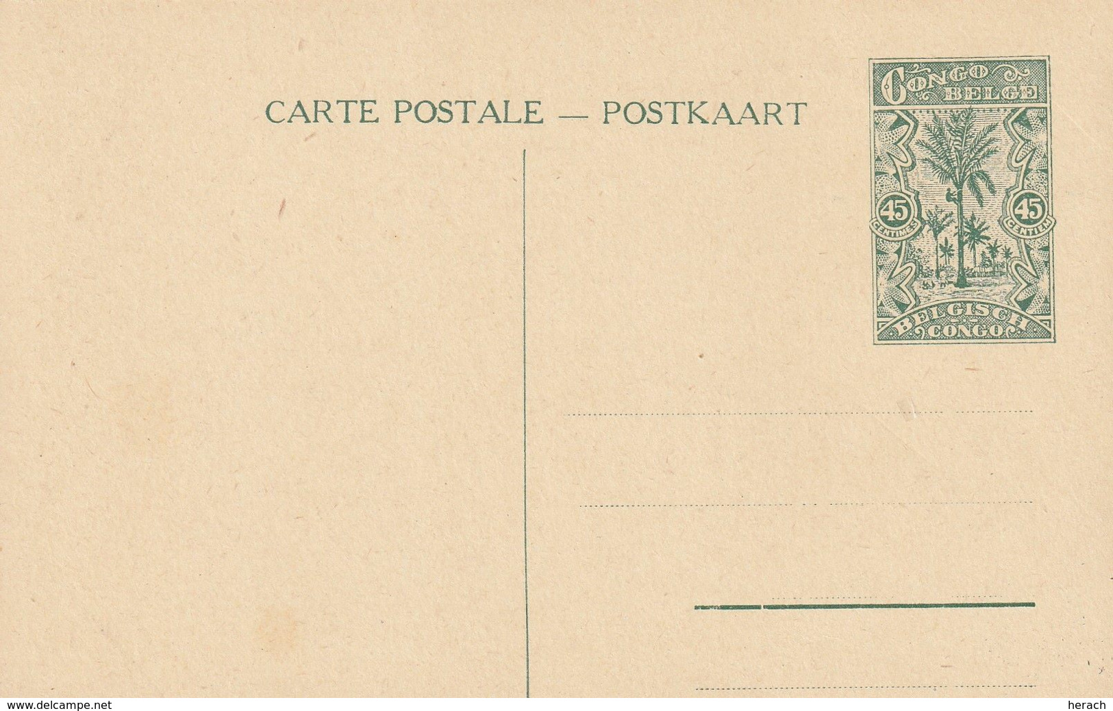 Congo Belge Entier Postal Illustré - Ganzsachen