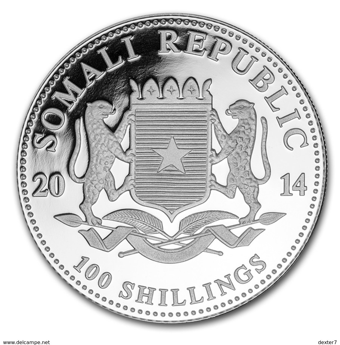 Somalia, Elephant 1 Oz 2014 Silver 999 Pure - 1 Oncia Argento Puro Bullion Elefante - Somalia