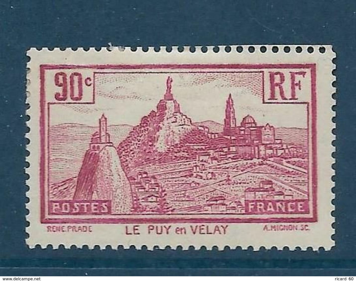 Timbres Neufs *  France, N°290 Yt, Le Puy En Velay 1932,  Charnière - Neufs