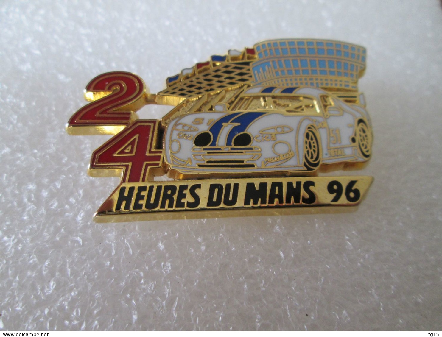 TOP  PIN'S   DODGE  VIPER   24 HEURES DU MANS   1996   Zamak  LOCOMOBILE - Other & Unclassified