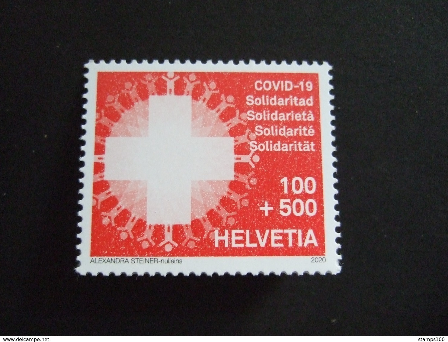 SWITZERLAND  2020.  COVID 19. CORONA. STAMP MNH **  (V35-475) - Nuevos