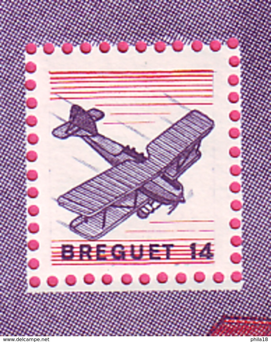 BLOC CNEP N° 5A - 5 A  SALON PHILATELIQUE DE TOULOUSE AVIAPHIL 1984 VARIETE TYPE 2 TOIT COUPE AIRBUS BREGUET 14 - CNEP