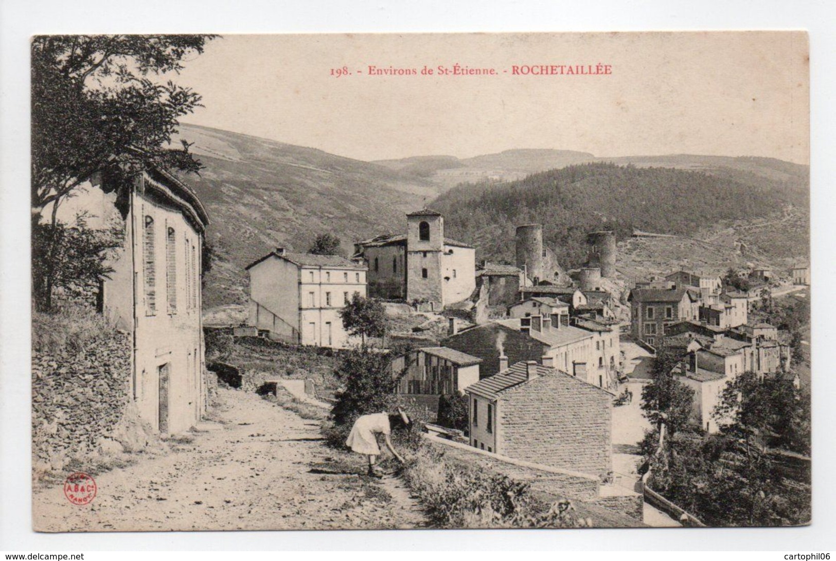 - CPA ROCHETAILLÉE (42) - Vue Générale - Editions A.B. 198 - - Rochetaillee